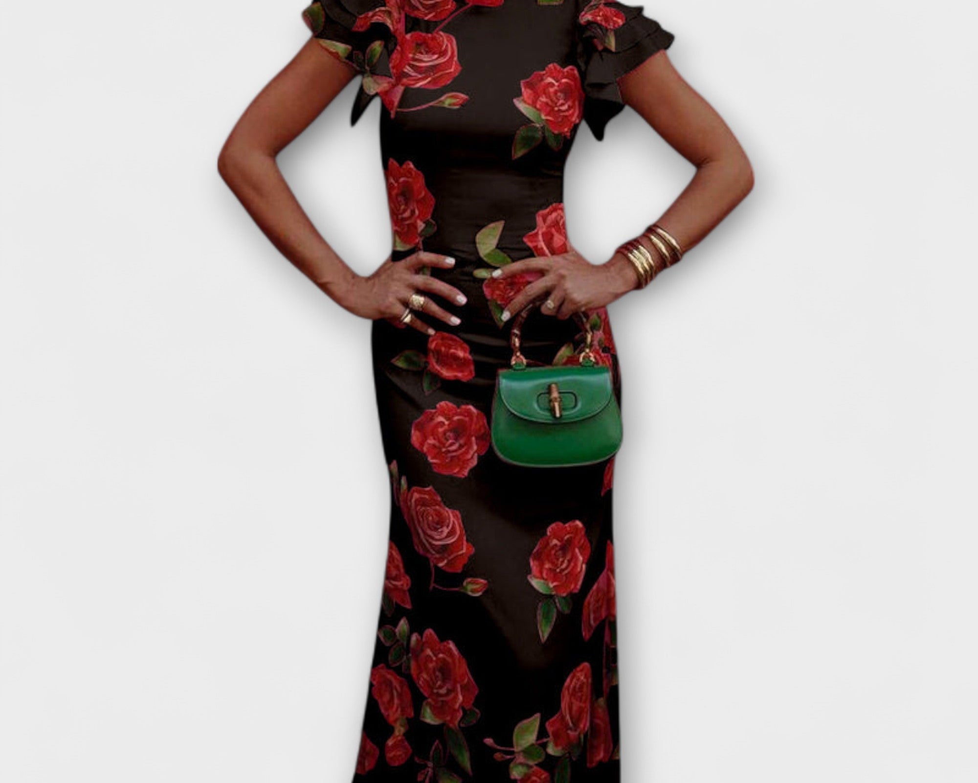 Luna - Maxi Dress with Floral Print
