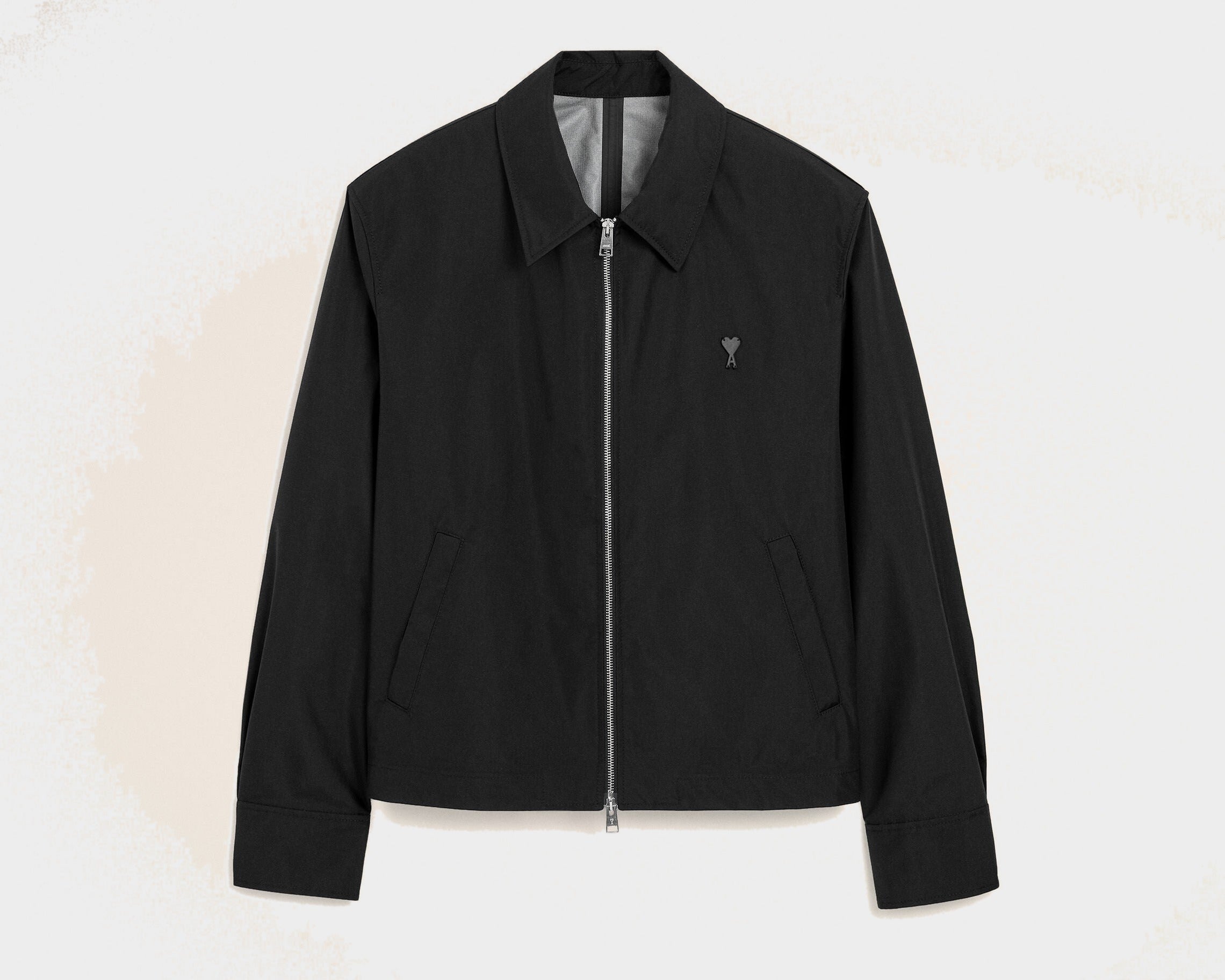 Blouson noir en nylon Ami de Coeur