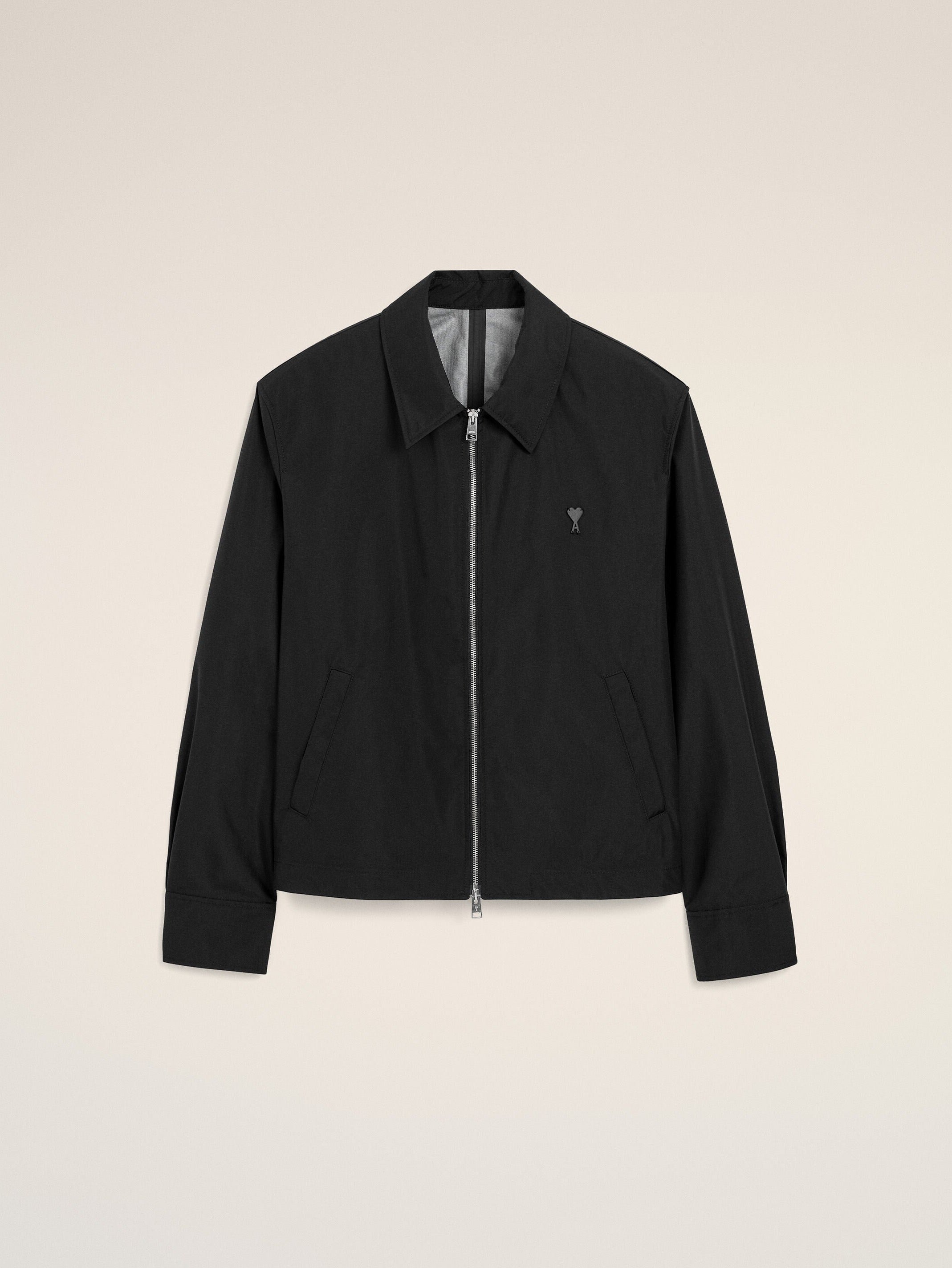Blouson noir en nylon Ami de Coeur