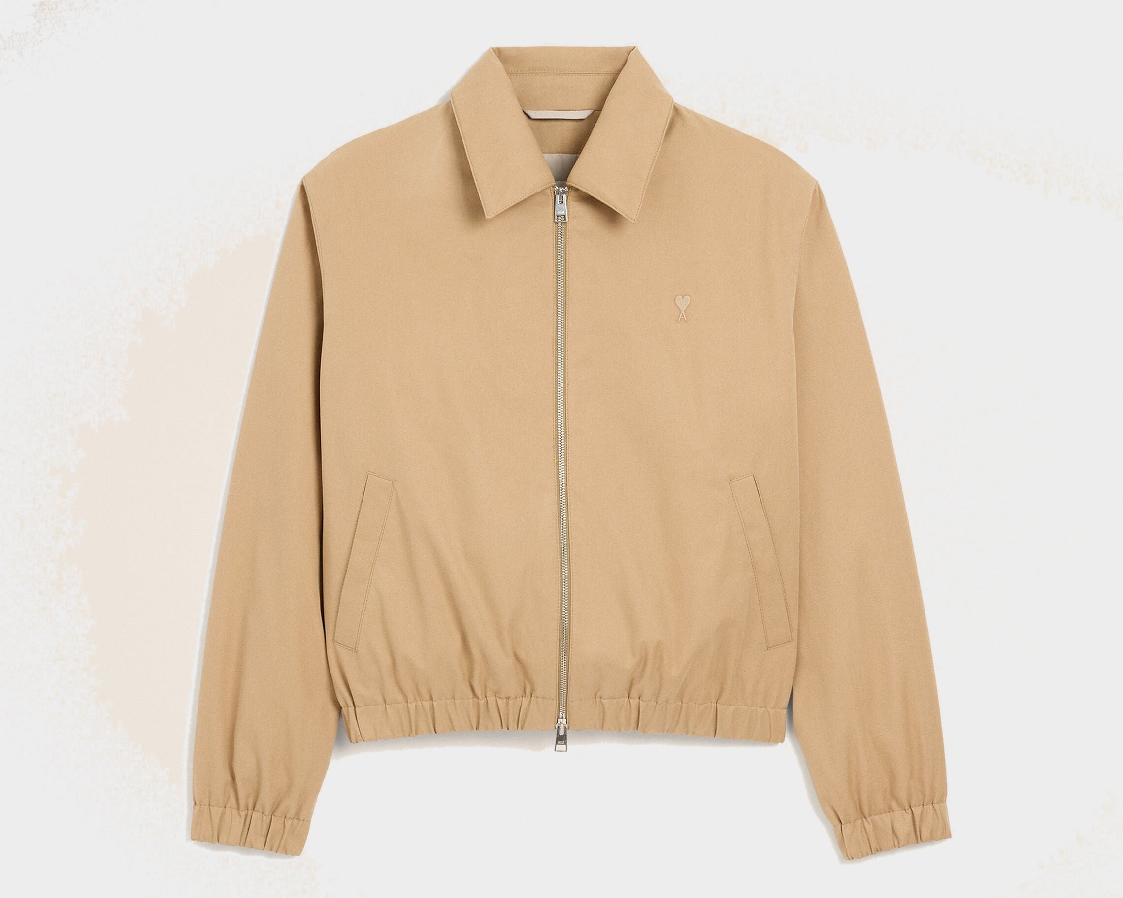 Blouson rembourré beige en coton Ami de Coeur
