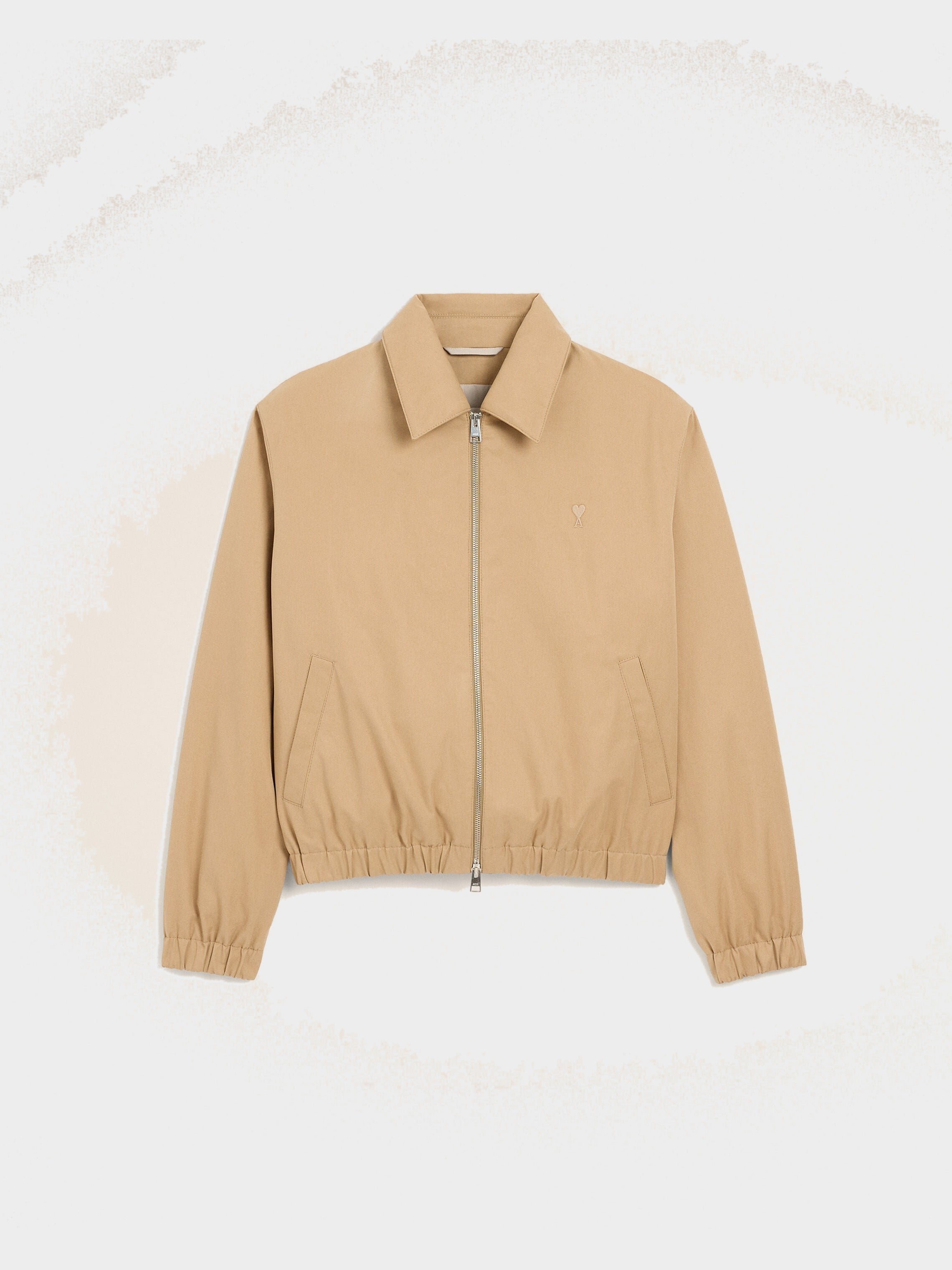 Blouson rembourré beige en coton Ami de Coeur
