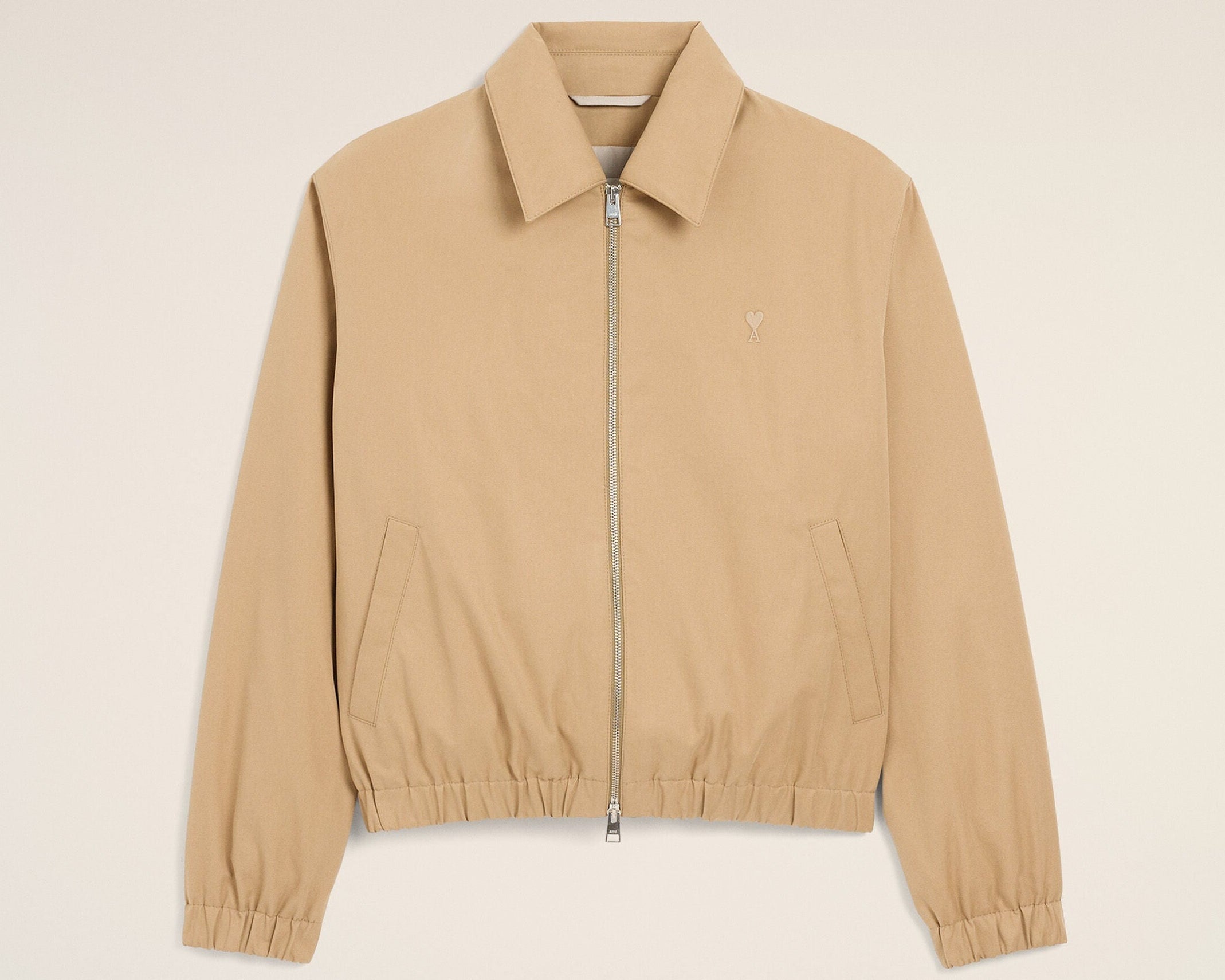 Blouson rembourré beige en coton Ami de Coeur