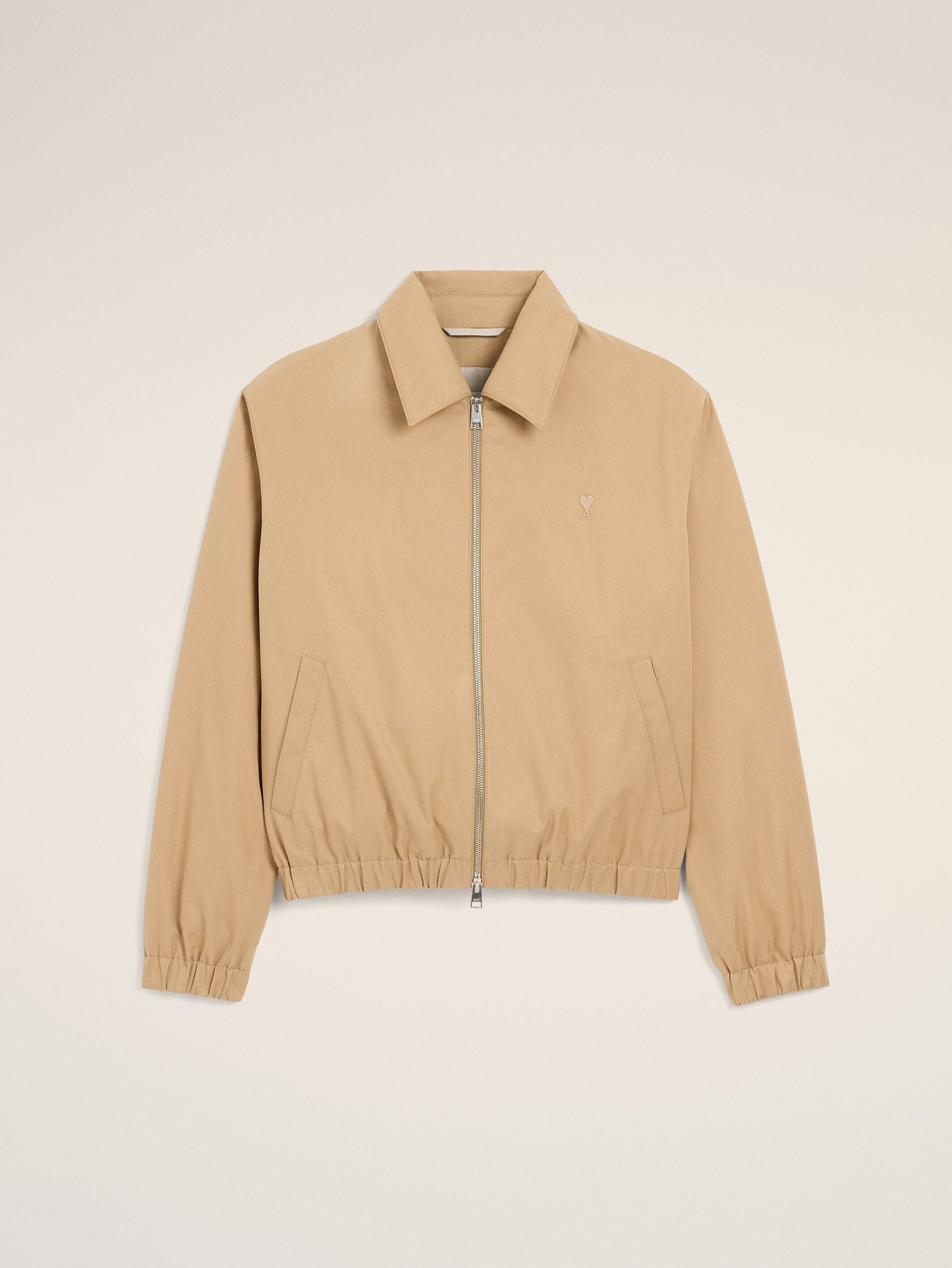 Blouson rembourré beige en coton Ami de Coeur