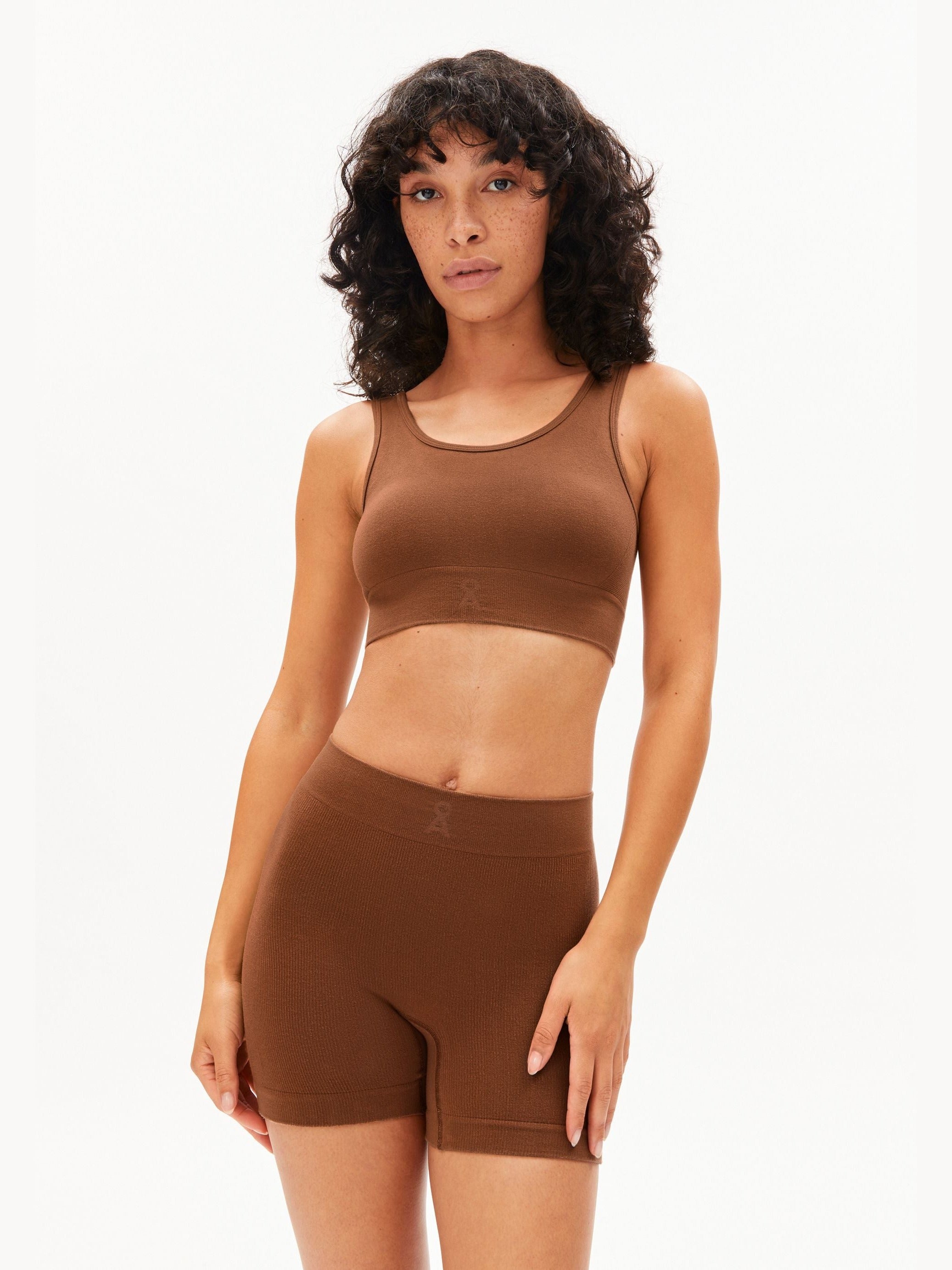 BRAA SEAMAALA BRALETTE | umber oak