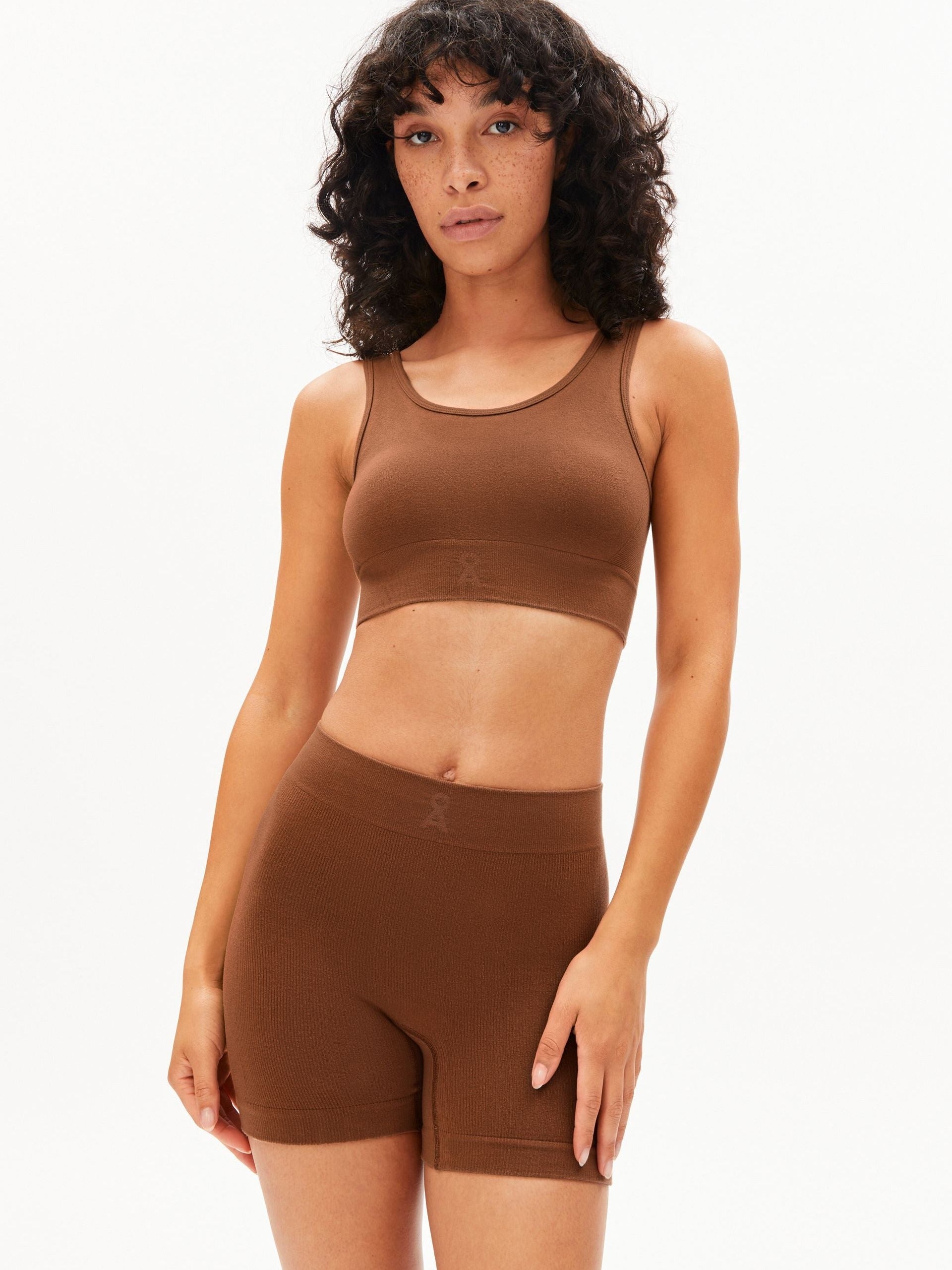 BRAA SEAMAALA BRALETTE | umber oak