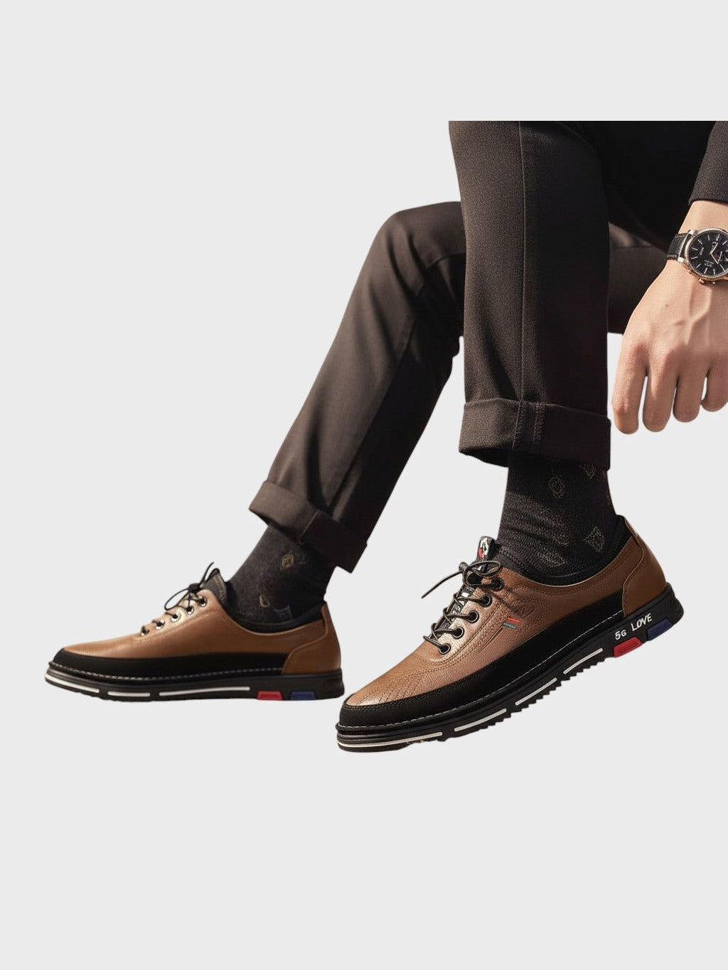 Bram | Pánské polobotky ve stylu "Smart Casual"