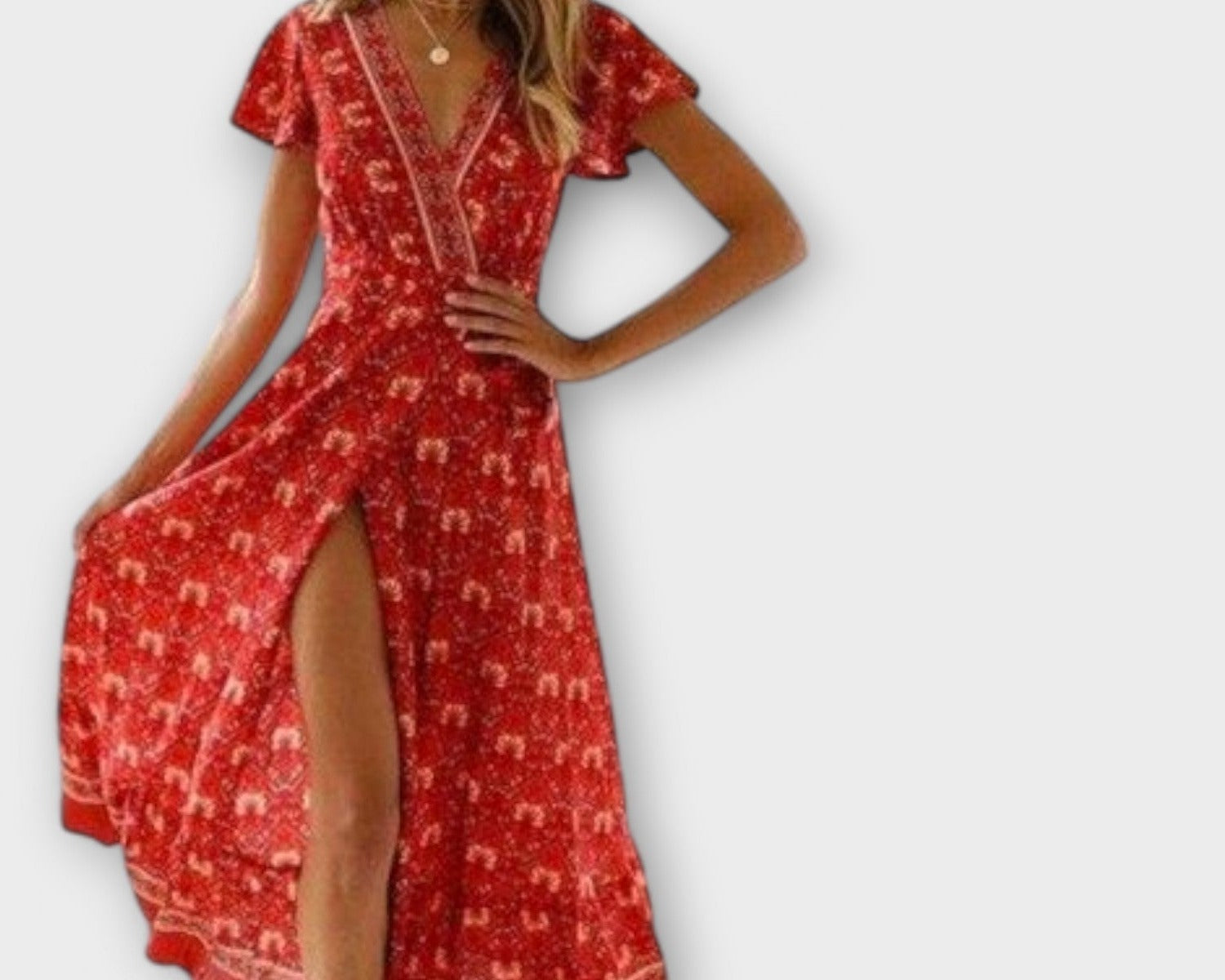 Briony - Boho Midi Šaty