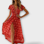 Briony - Boho Midi Šaty