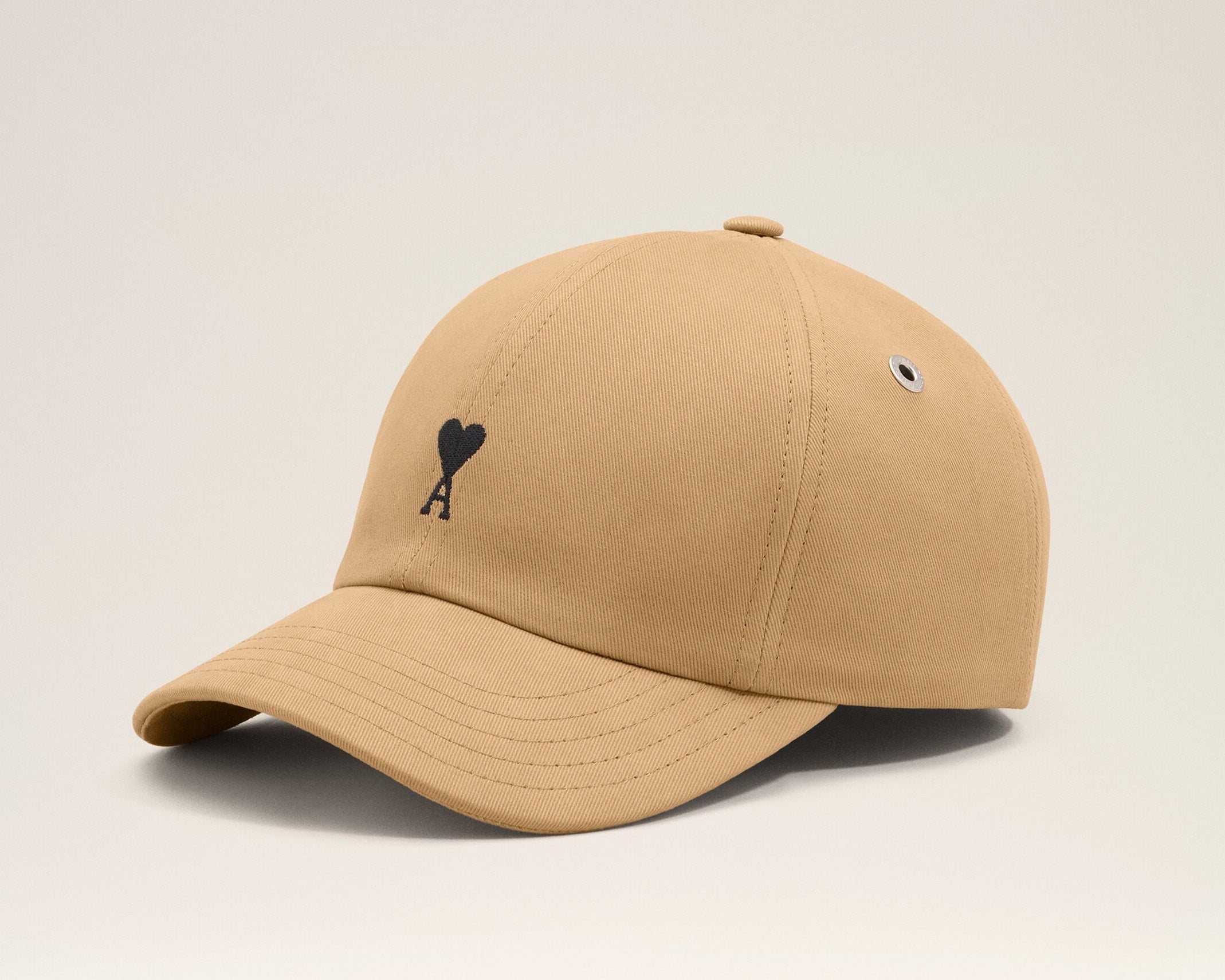 Casquette beige en coton Ami de Coeur