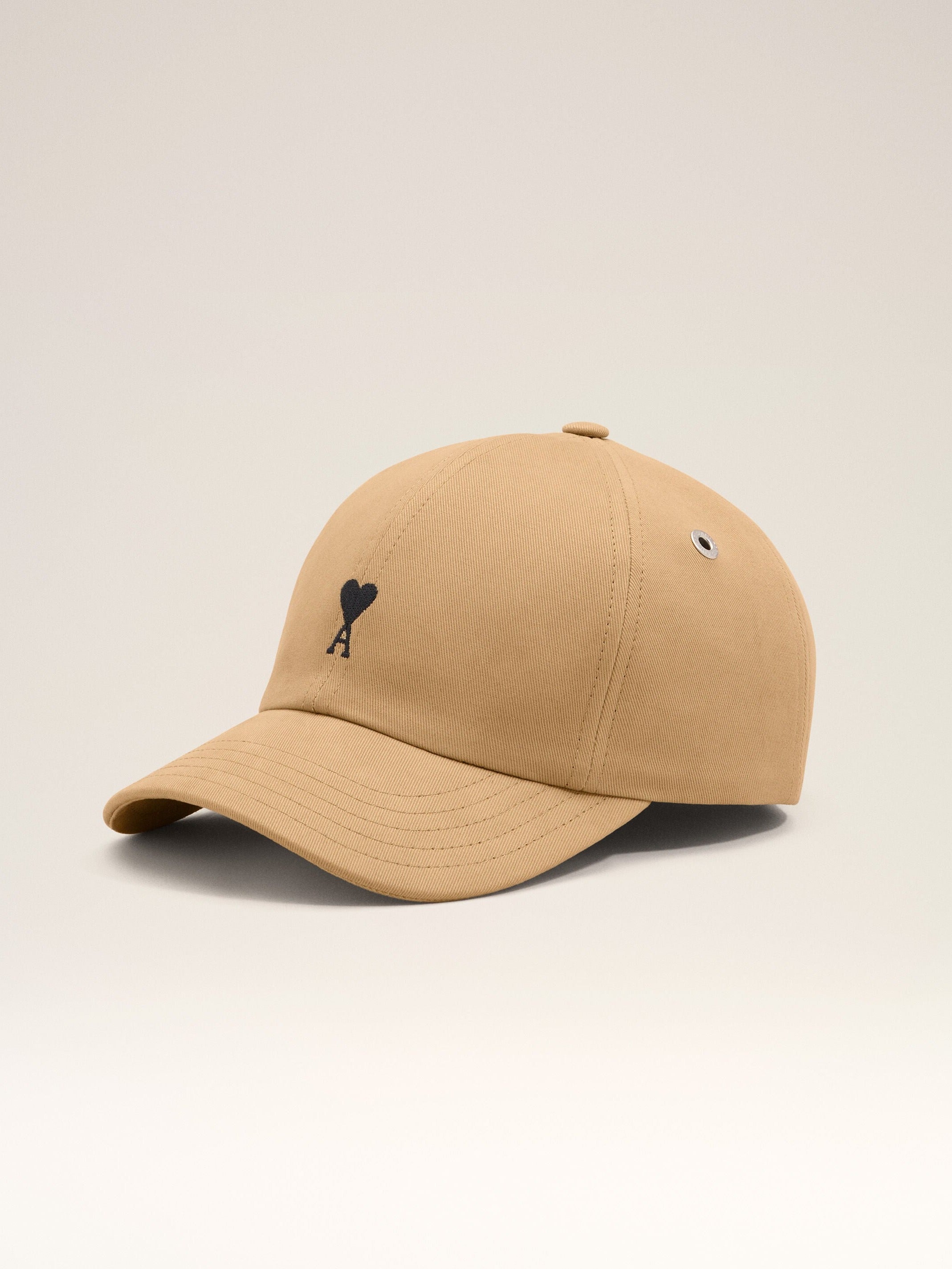 Casquette beige en coton Ami de Coeur