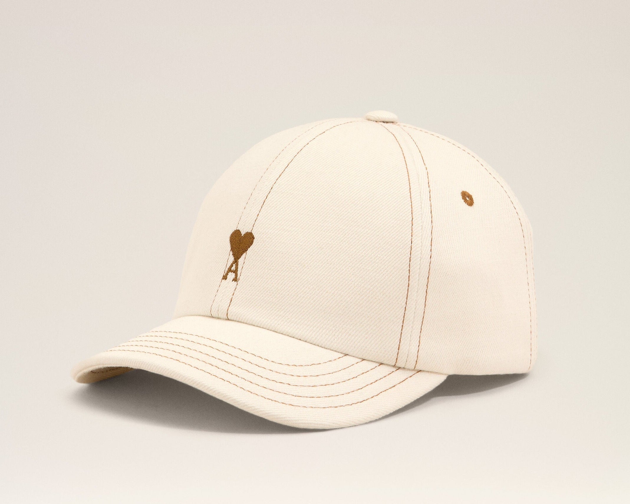 Casquette blanche en coton Ami de Coeur