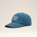Casquette bleue en coton "Thank you for being a friend"