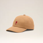 Casquette marron en coton Ami de Coeur