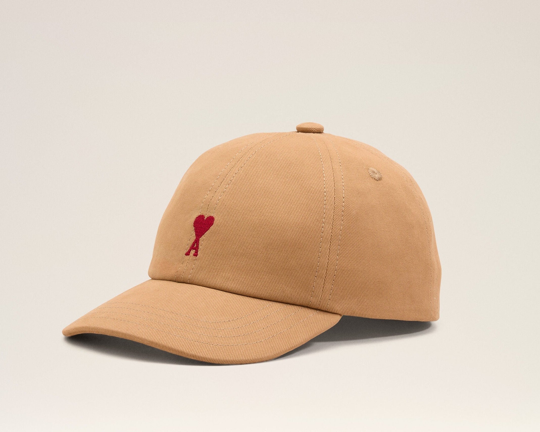 Casquette marron en coton Ami de Coeur