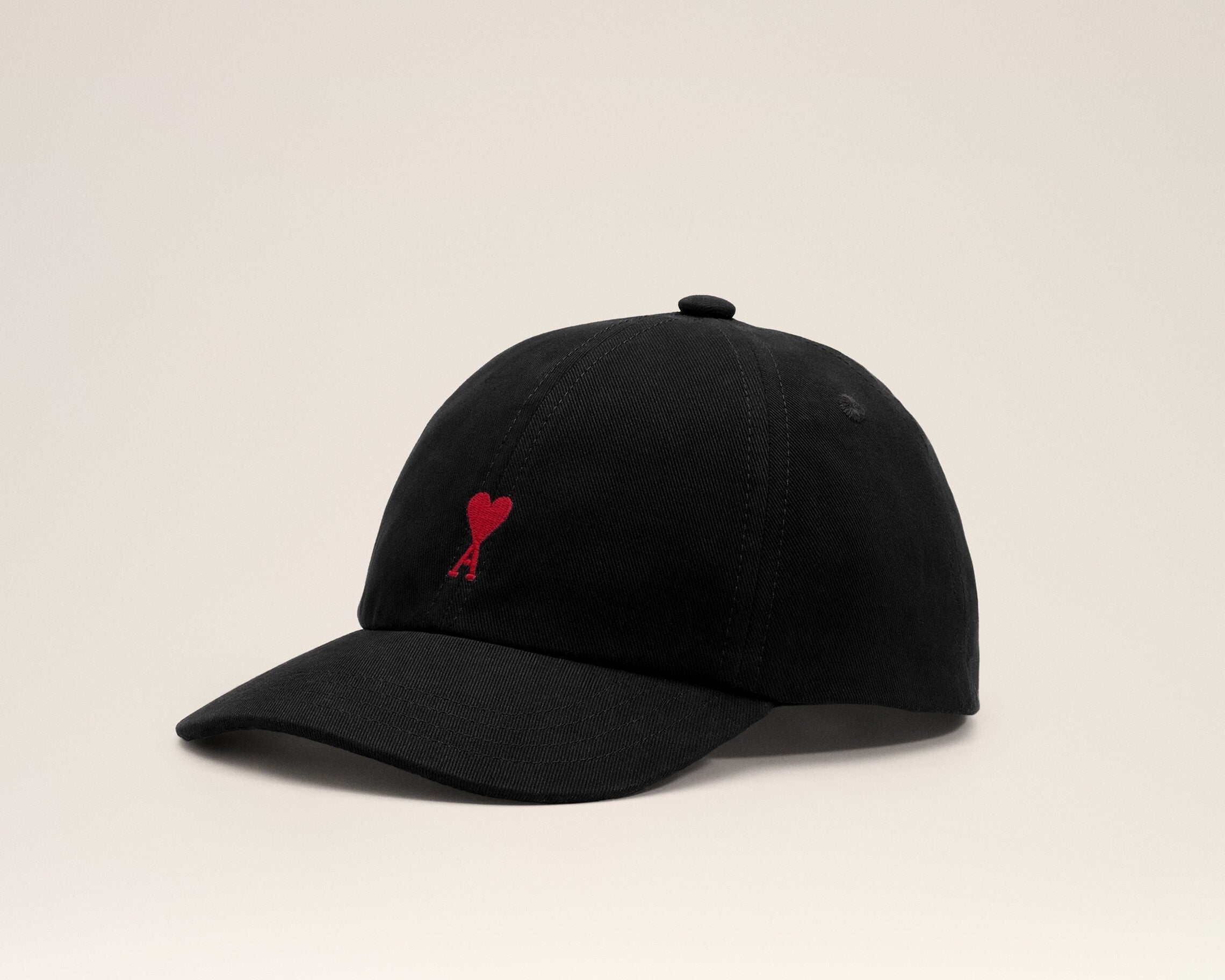 Casquette noire en coton Ami de Coeur