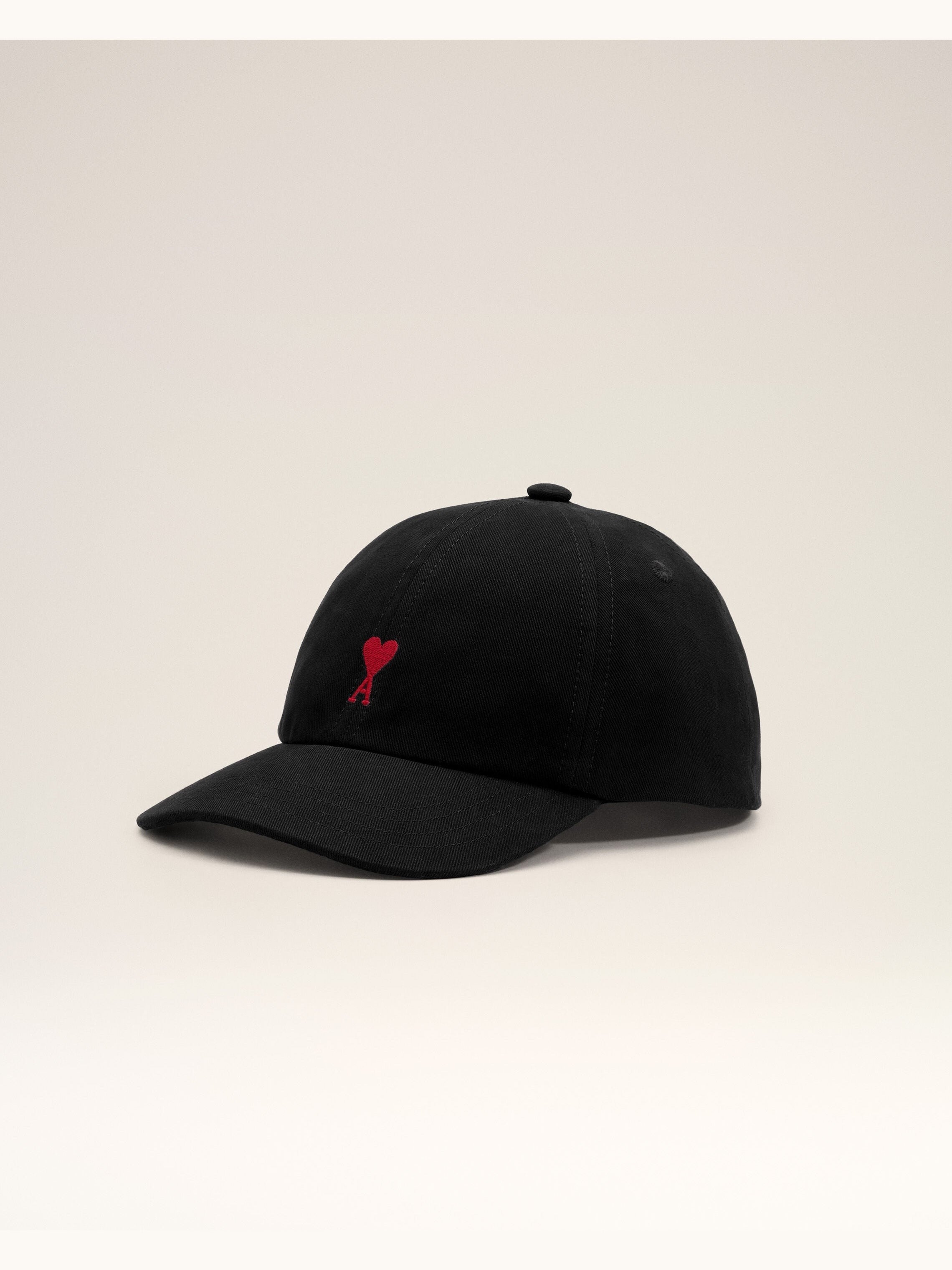 Casquette noire en coton Ami de Coeur