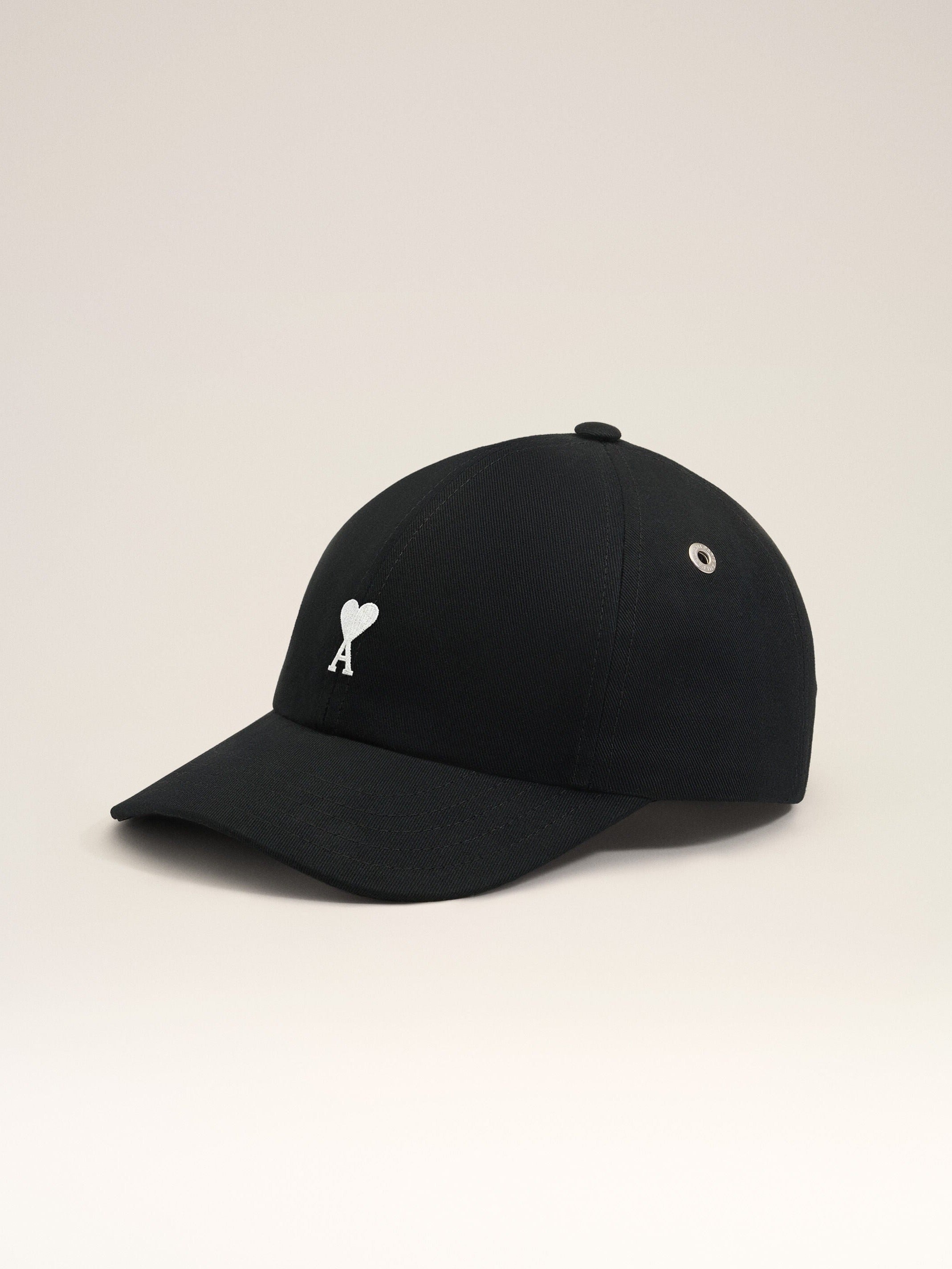 Casquette noire en coton Ami de Coeur