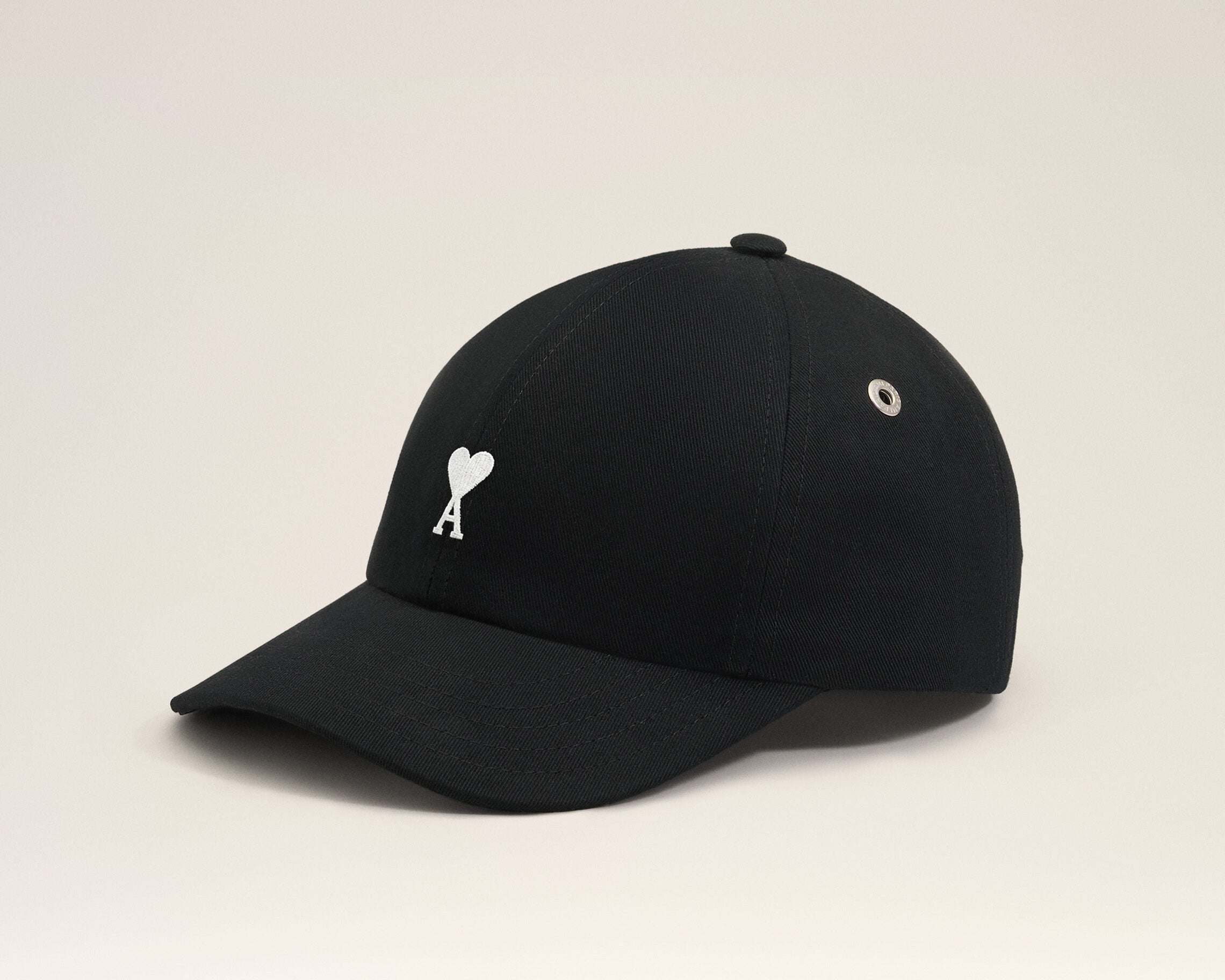 Casquette noire en coton Ami de Coeur