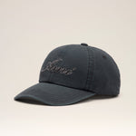 Casquette noire en coton broderie Ami Paris