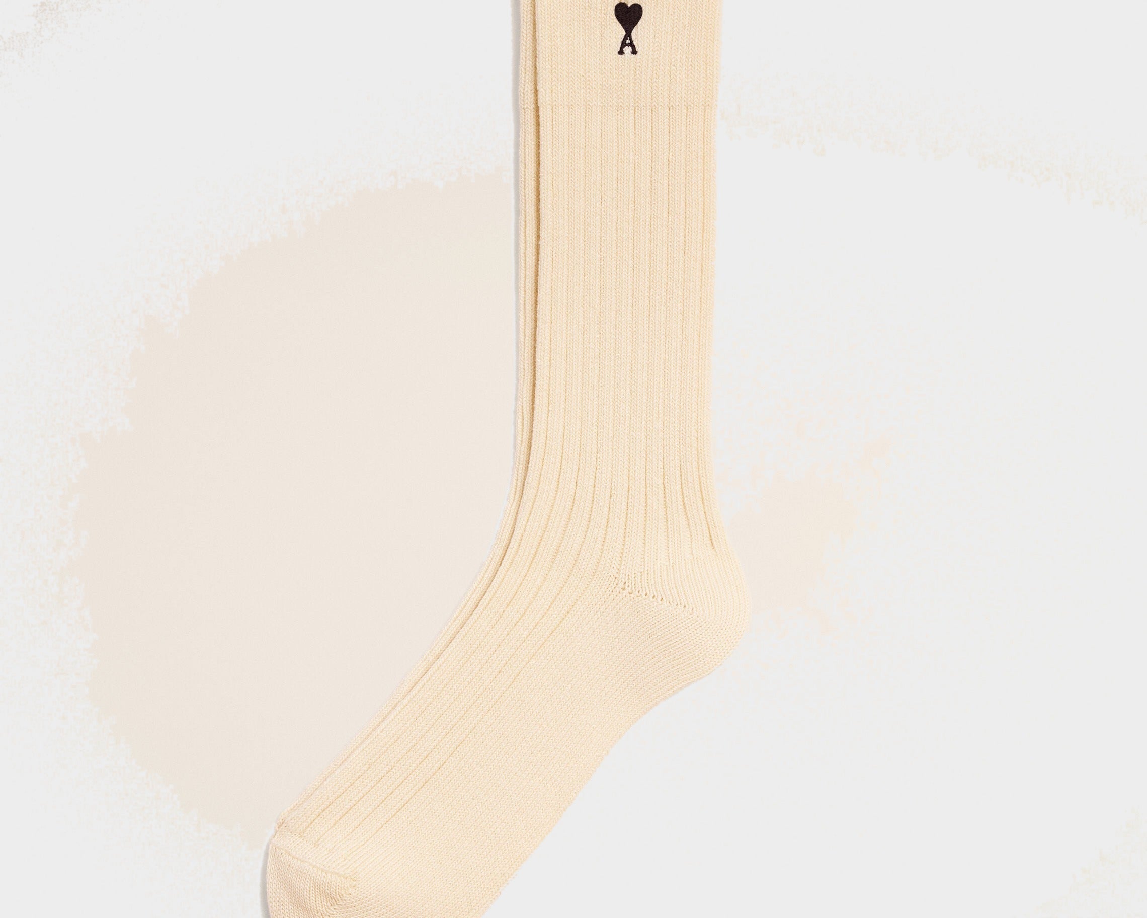 Chaussettes beiges en coton Ami de Coeur
