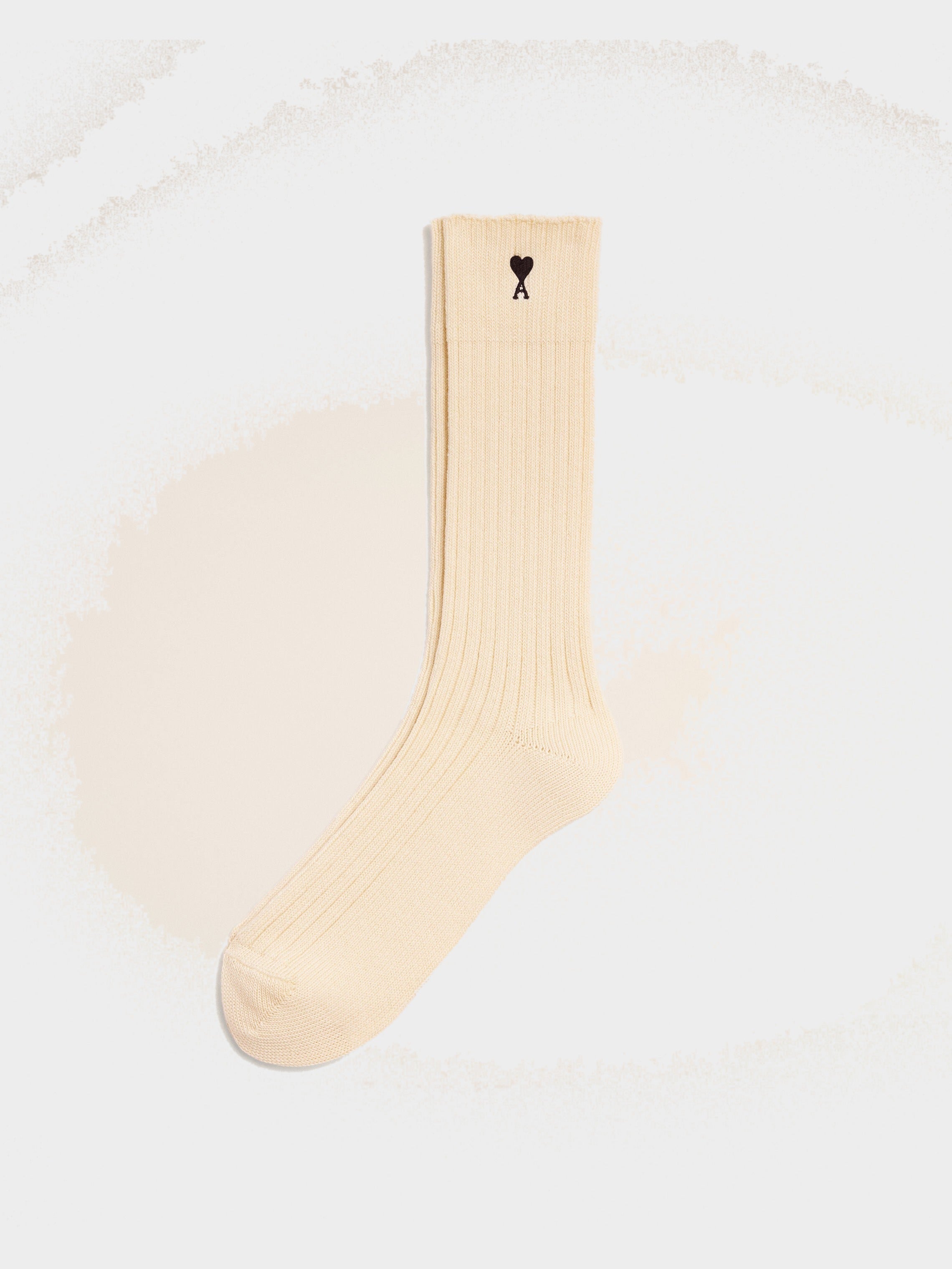 Chaussettes beiges en coton Ami de Coeur