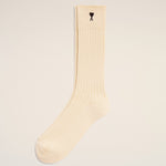 Chaussettes beiges en coton Ami de Coeur