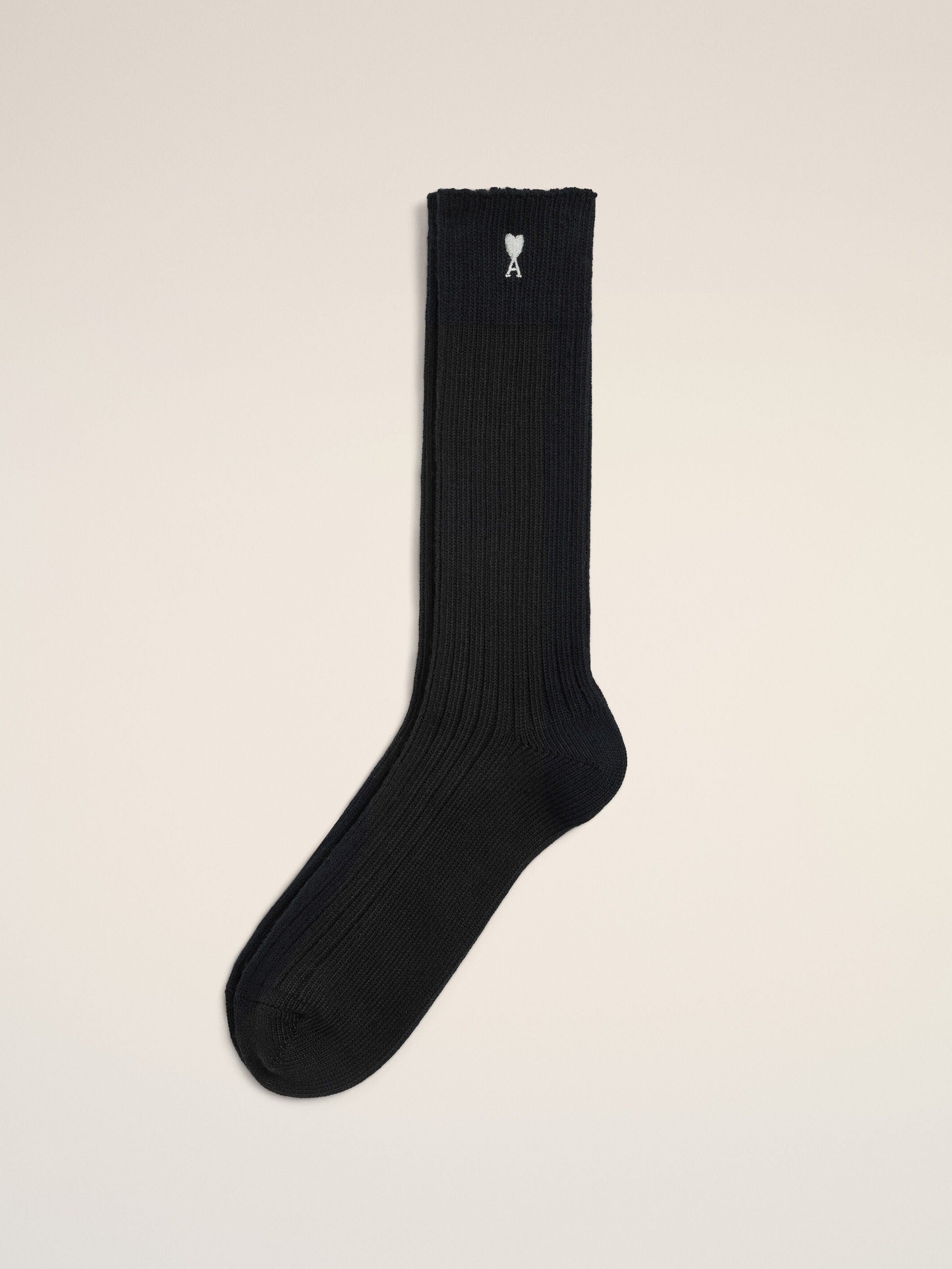 Chaussettes noires en coton Ami de Coeur