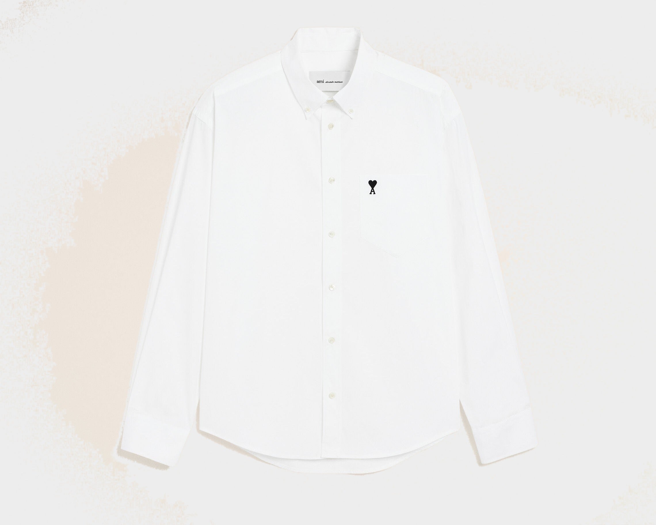 Chemise boxy blanche en coton Ami de Coeur