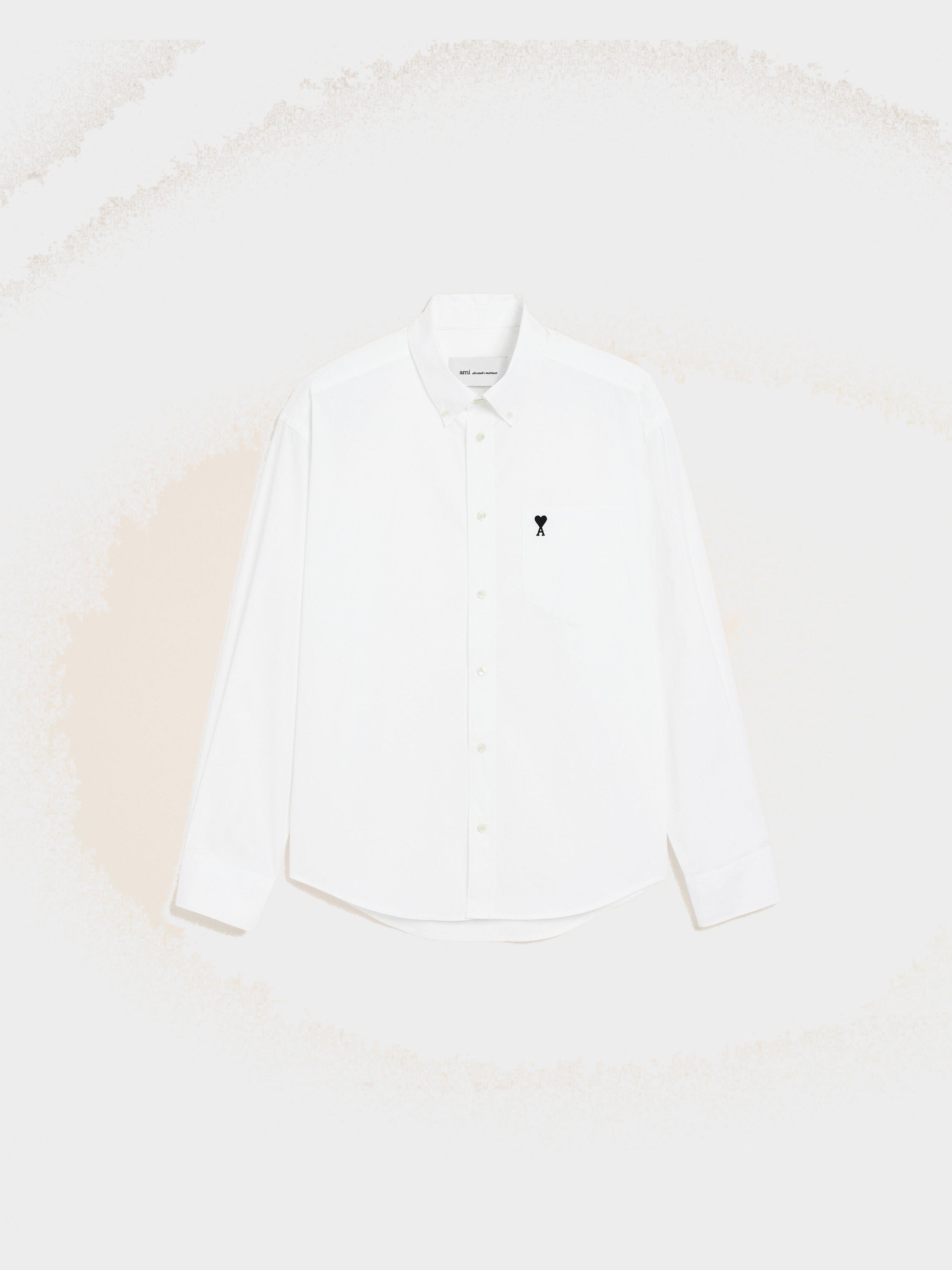 Chemise boxy blanche en coton Ami de Coeur