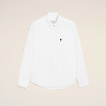 Chemise boxy blanche en coton Ami de Coeur