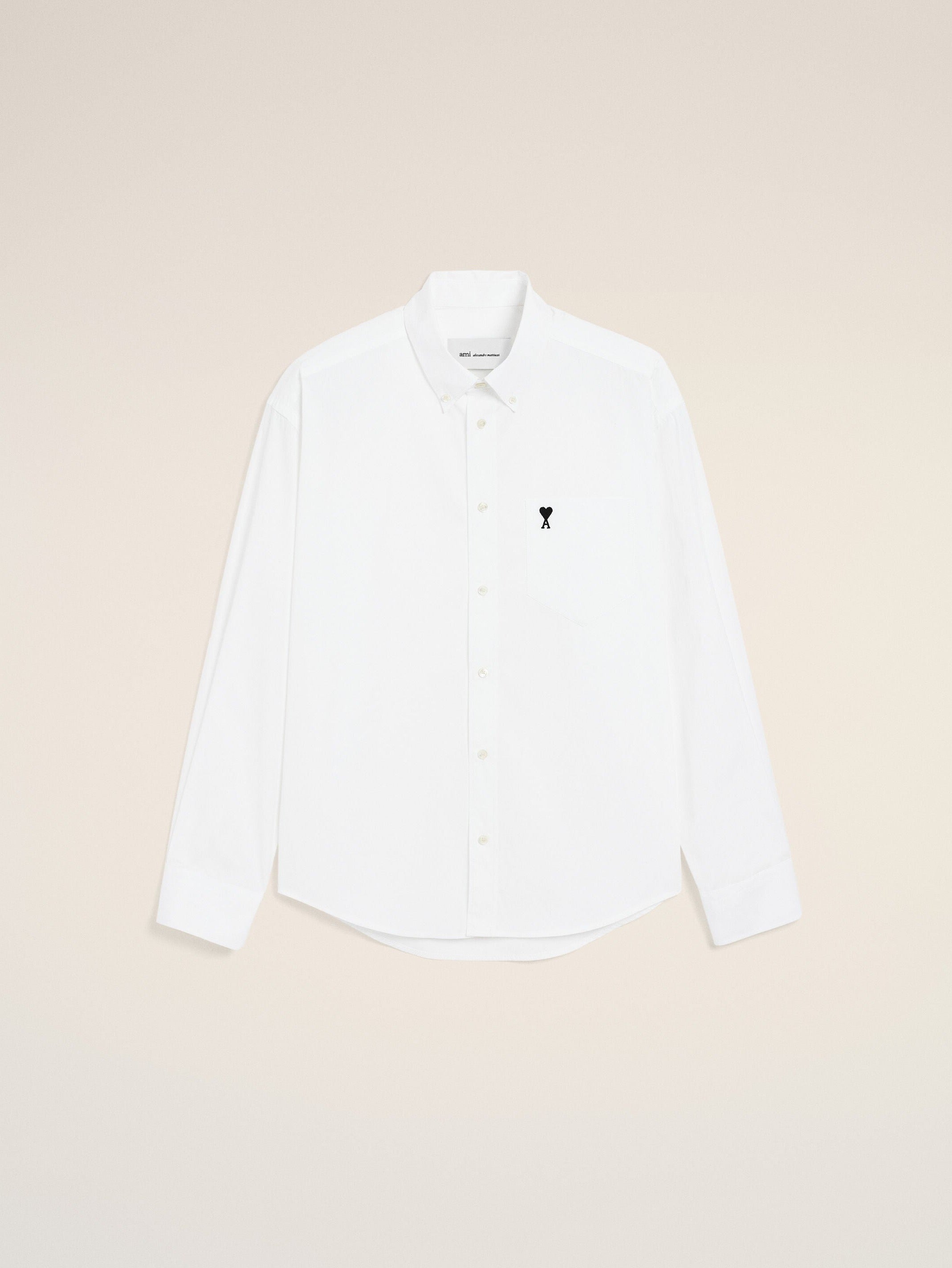 Chemise boxy blanche en coton Ami de Coeur