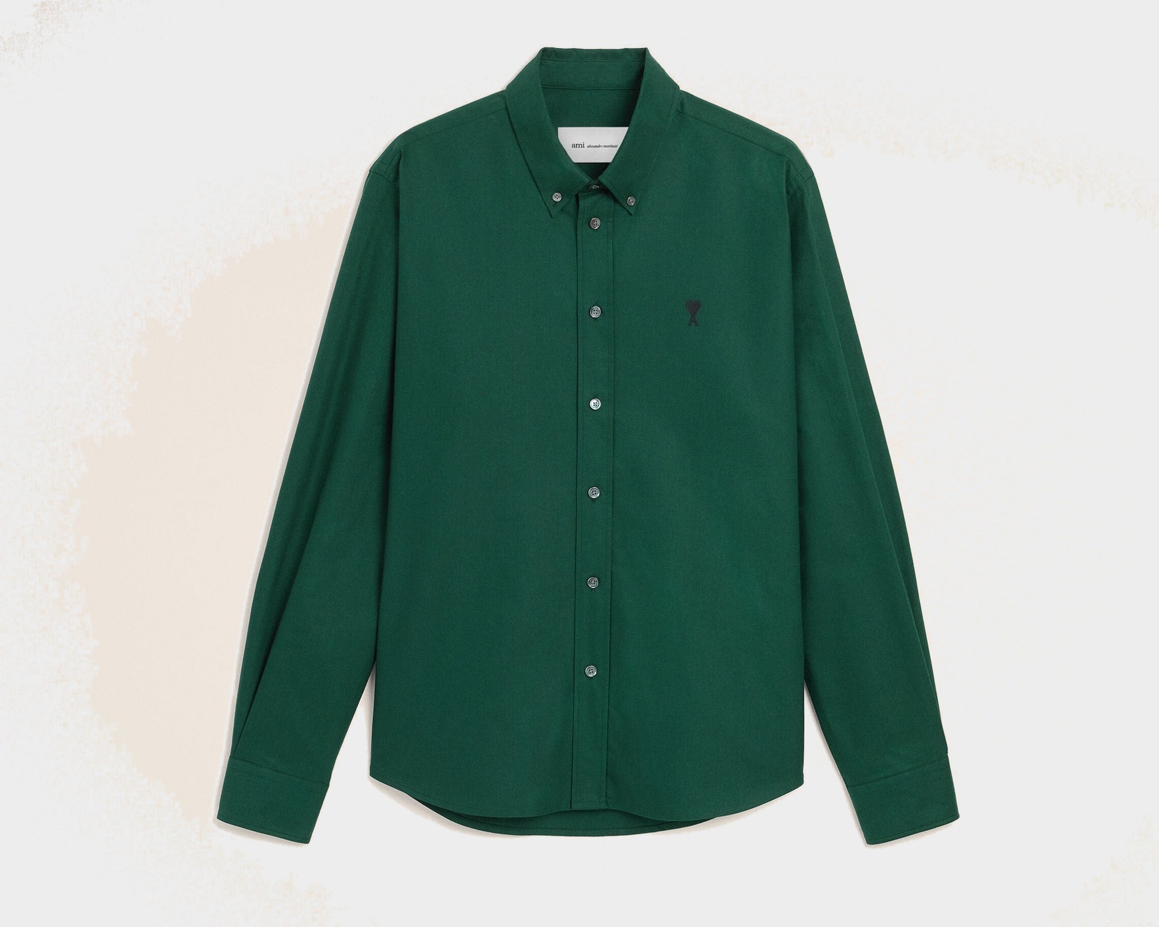 Chemise verte en coton Ami de Coeur