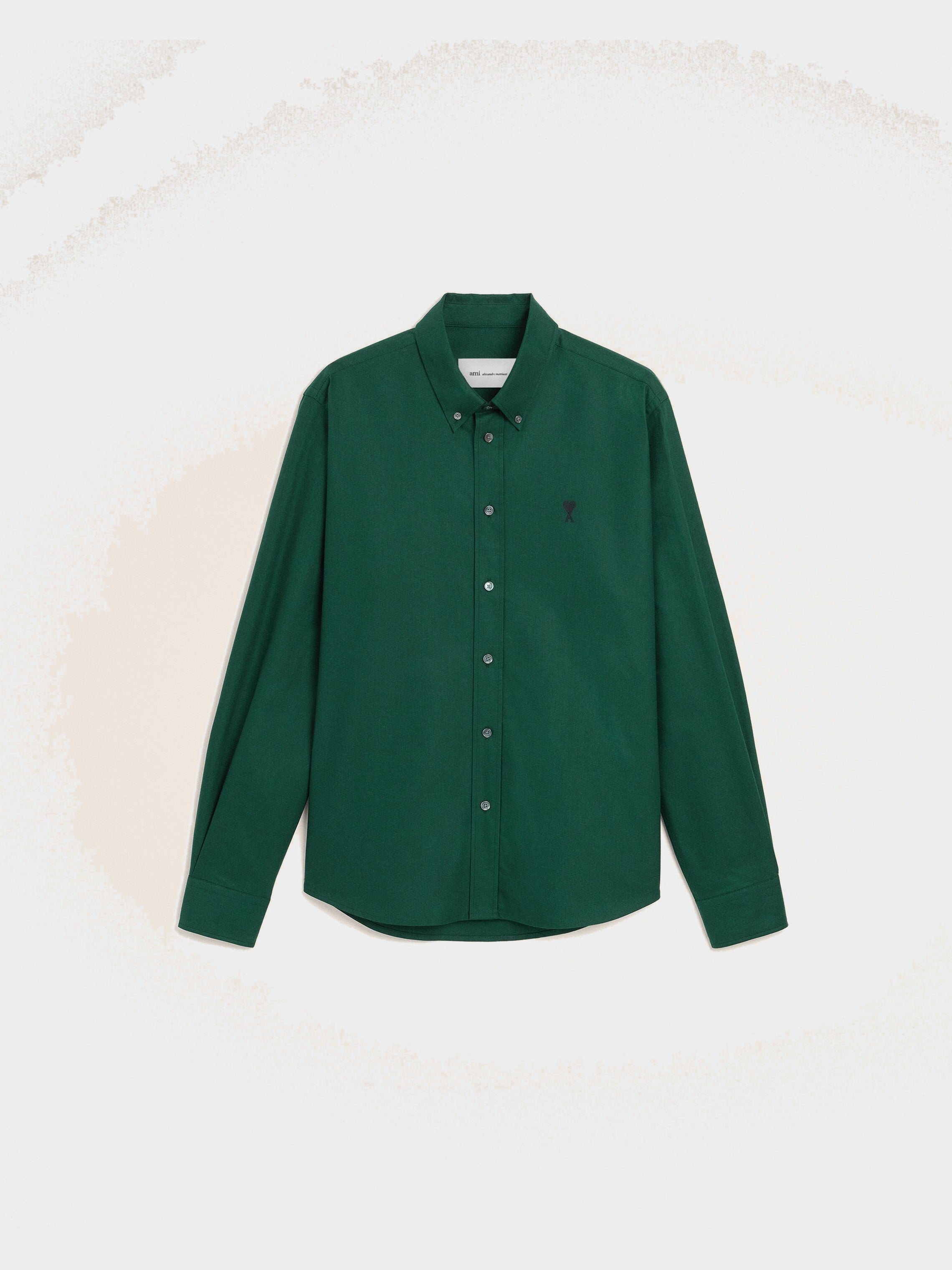 Chemise verte en coton Ami de Coeur