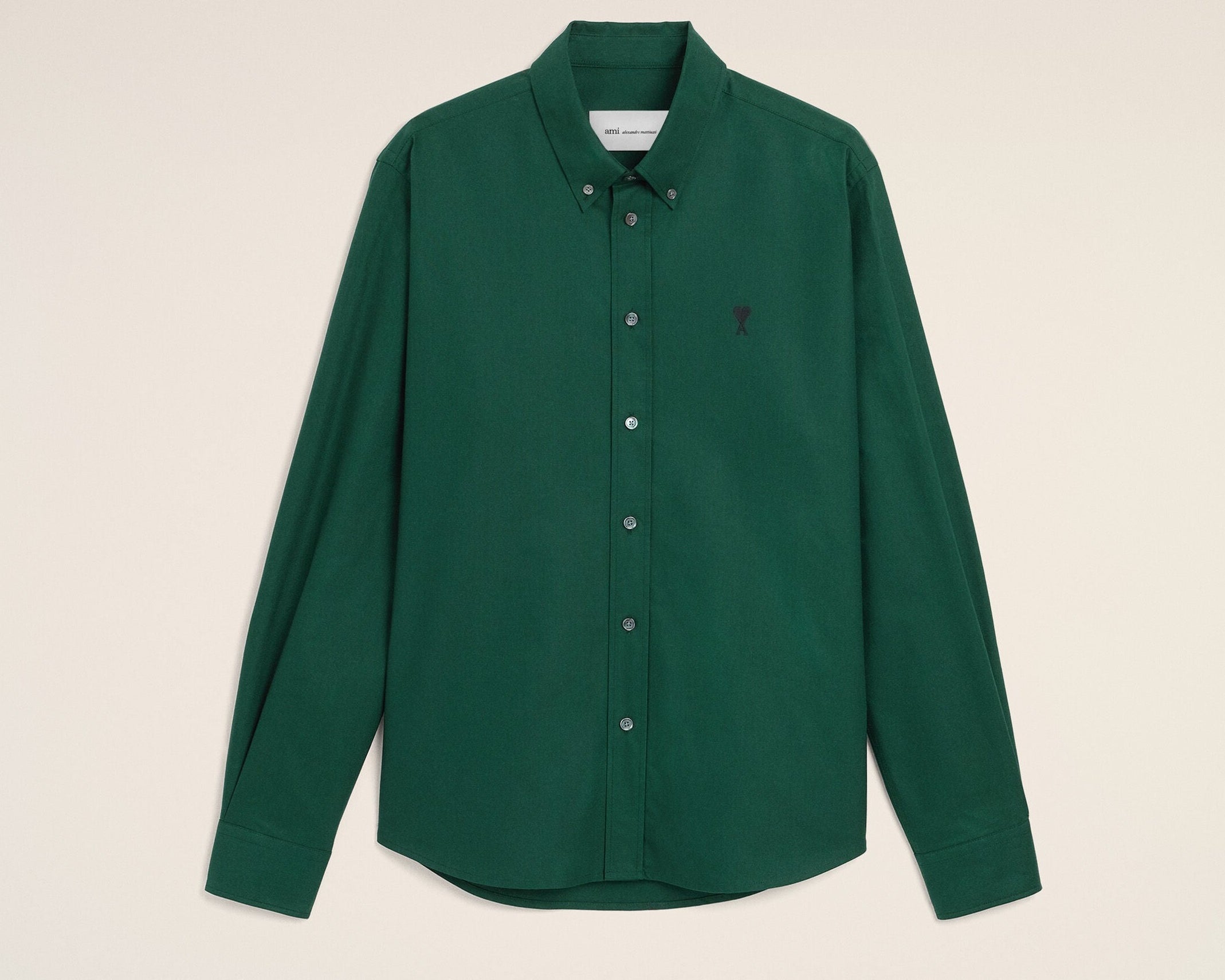 Chemise verte en coton Ami de Coeur