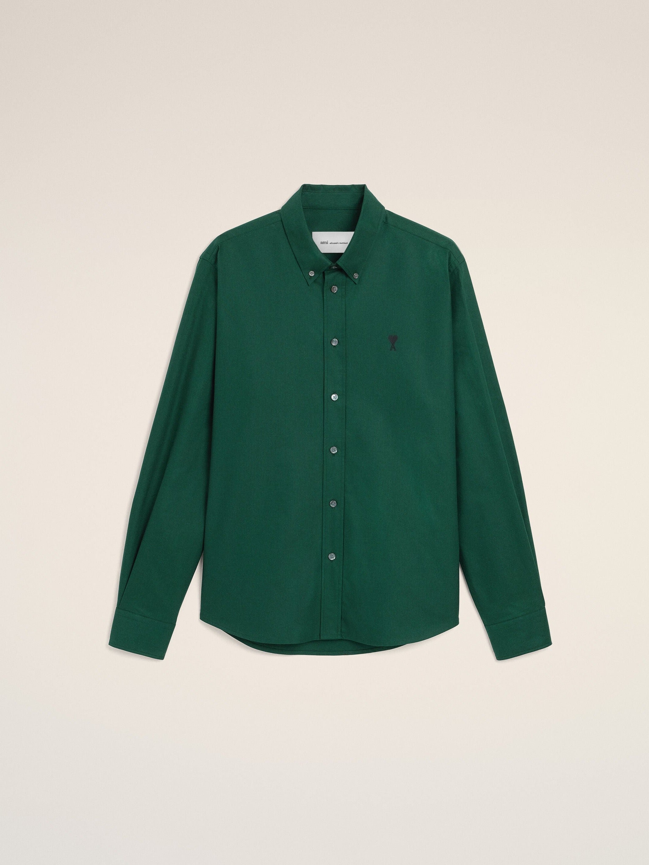 Chemise verte en coton Ami de Coeur