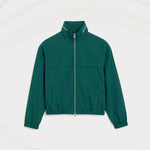 Coupe-vent Vert En Toile De Coton Et Nylon