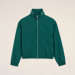 Coupe-vent Vert En Toile De Coton Et Nylon