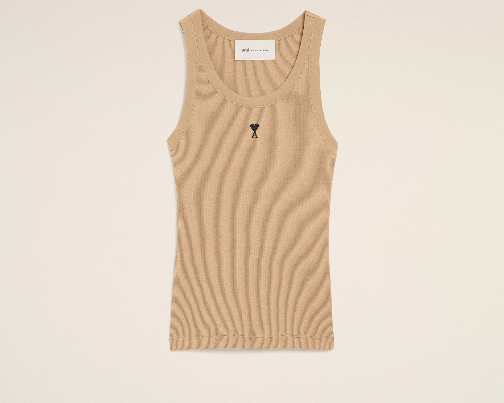 Débardeur beige en coton Ami de Coeur