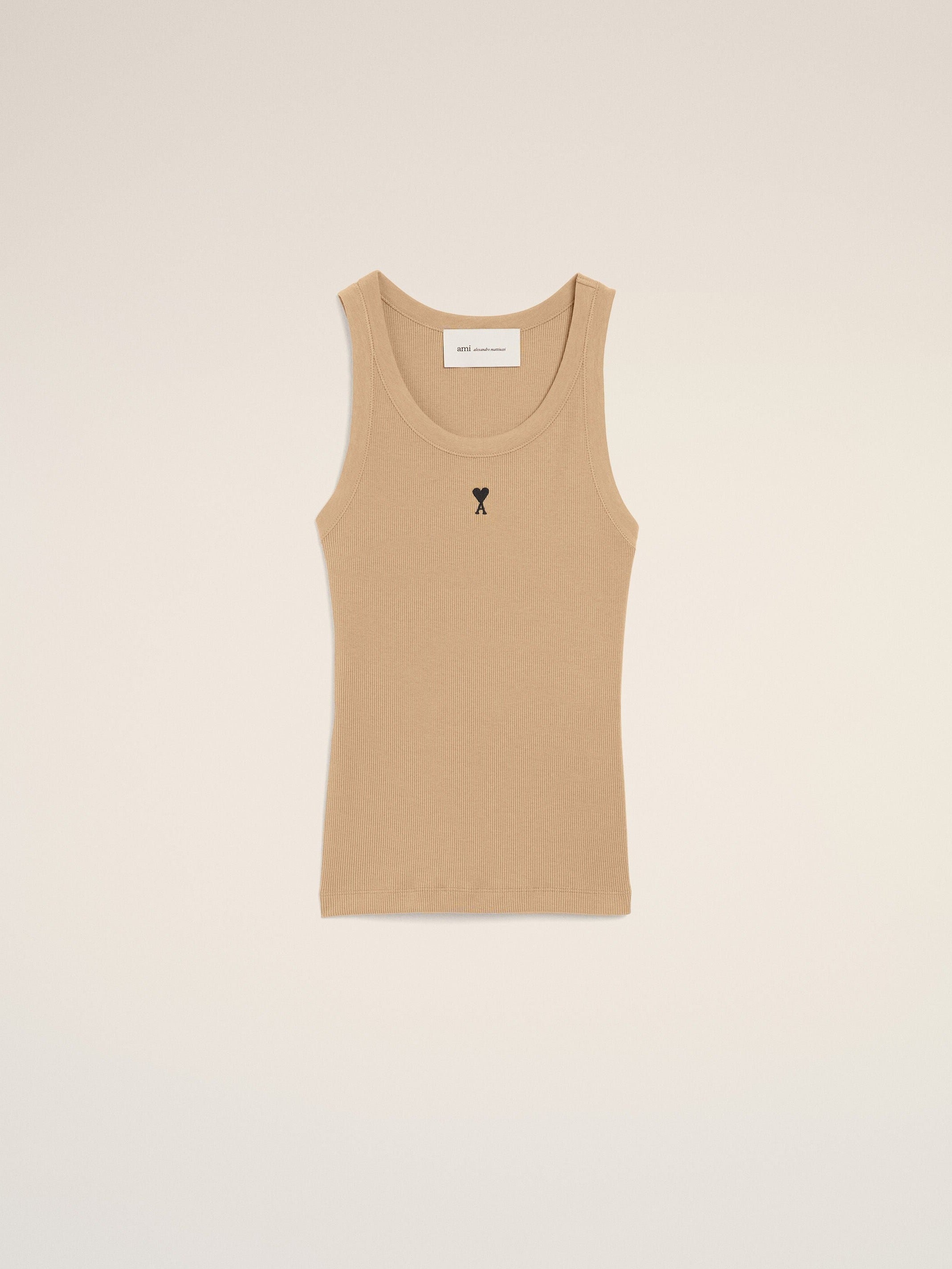 Débardeur beige en coton Ami de Coeur