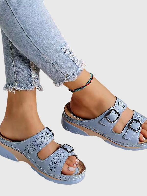 Diora™ | Ortopedické kožené sandály
