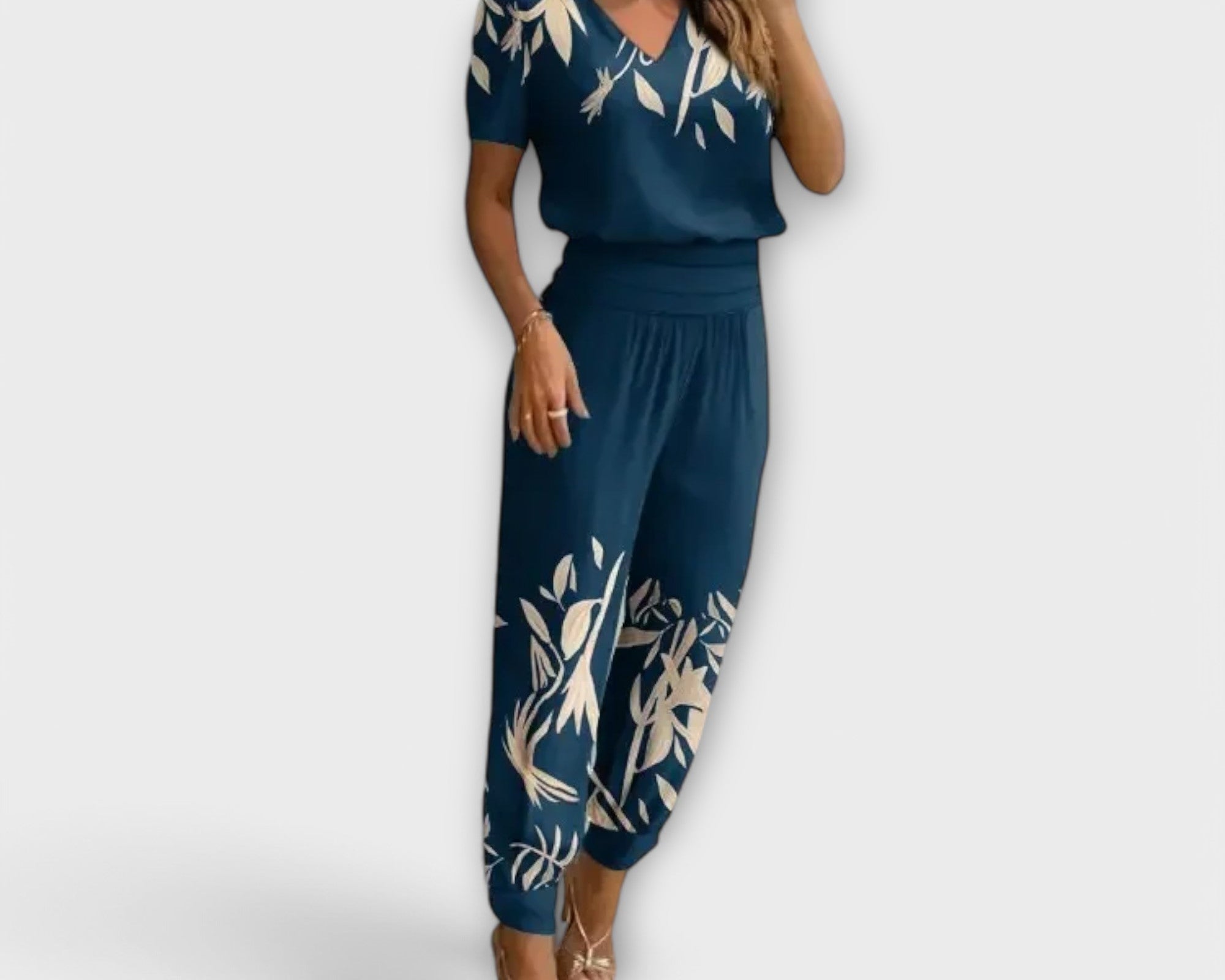 Irmelin – Elegantní set s topem a kalhotami