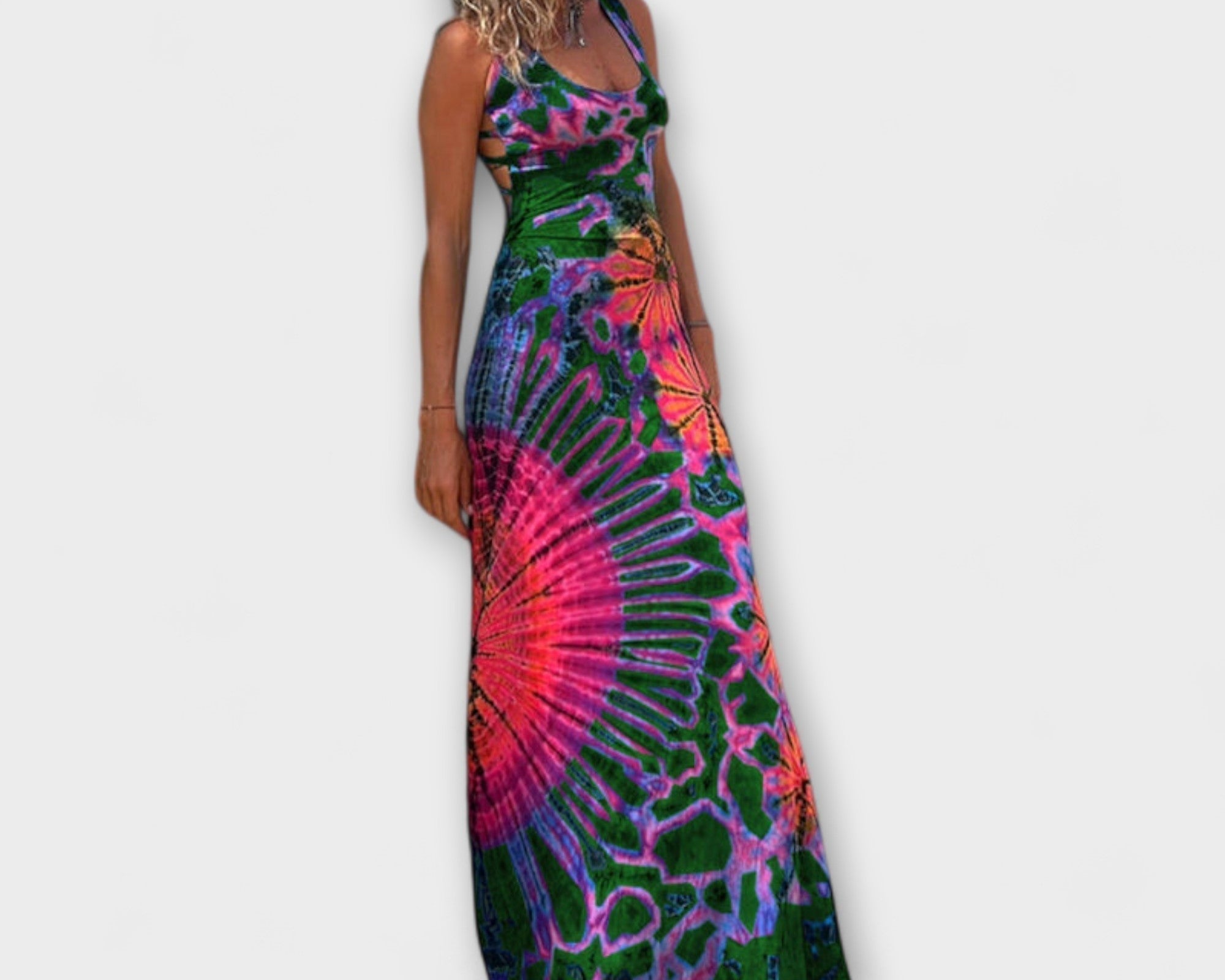 Ronja - La Bamba Tie-Dye Print Maxi Dress