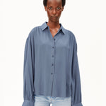 EFINARAA ECOVERO BLUSE | dusty moon