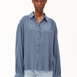 EFINARAA ECOVERO BLUSE | dusty moon