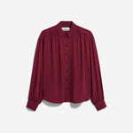 EFINARAA ECOVERO BLUSE | velvet red
