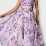Elegantní Midi Šaty z Chiffonu