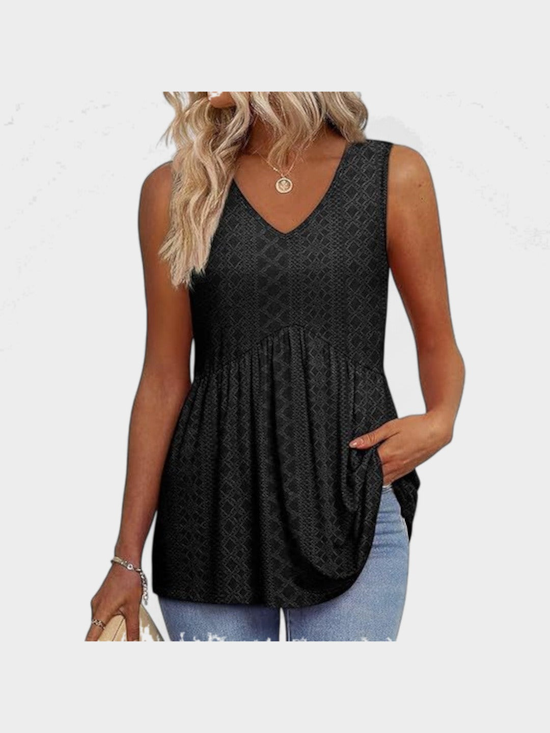 Elenor - Elegantní Casual Denní Top