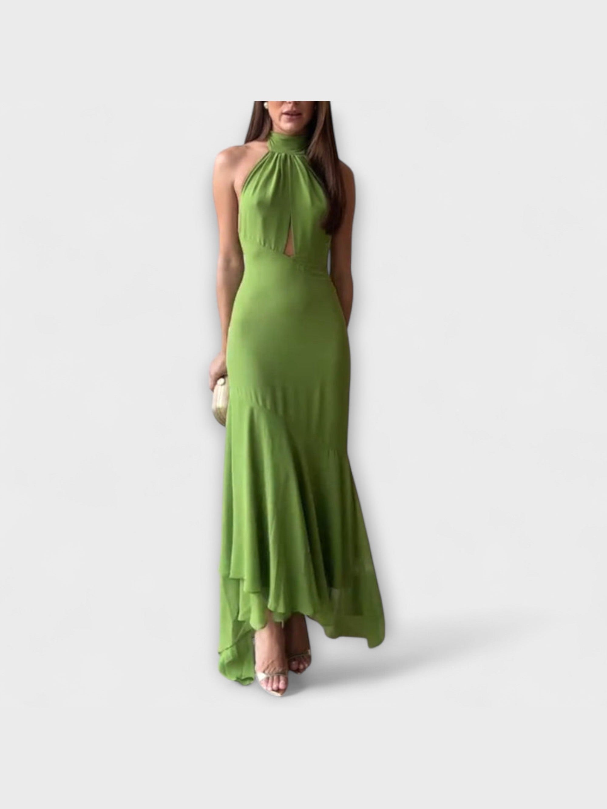 Elodie - Elegantní asymetrické maxi šaty