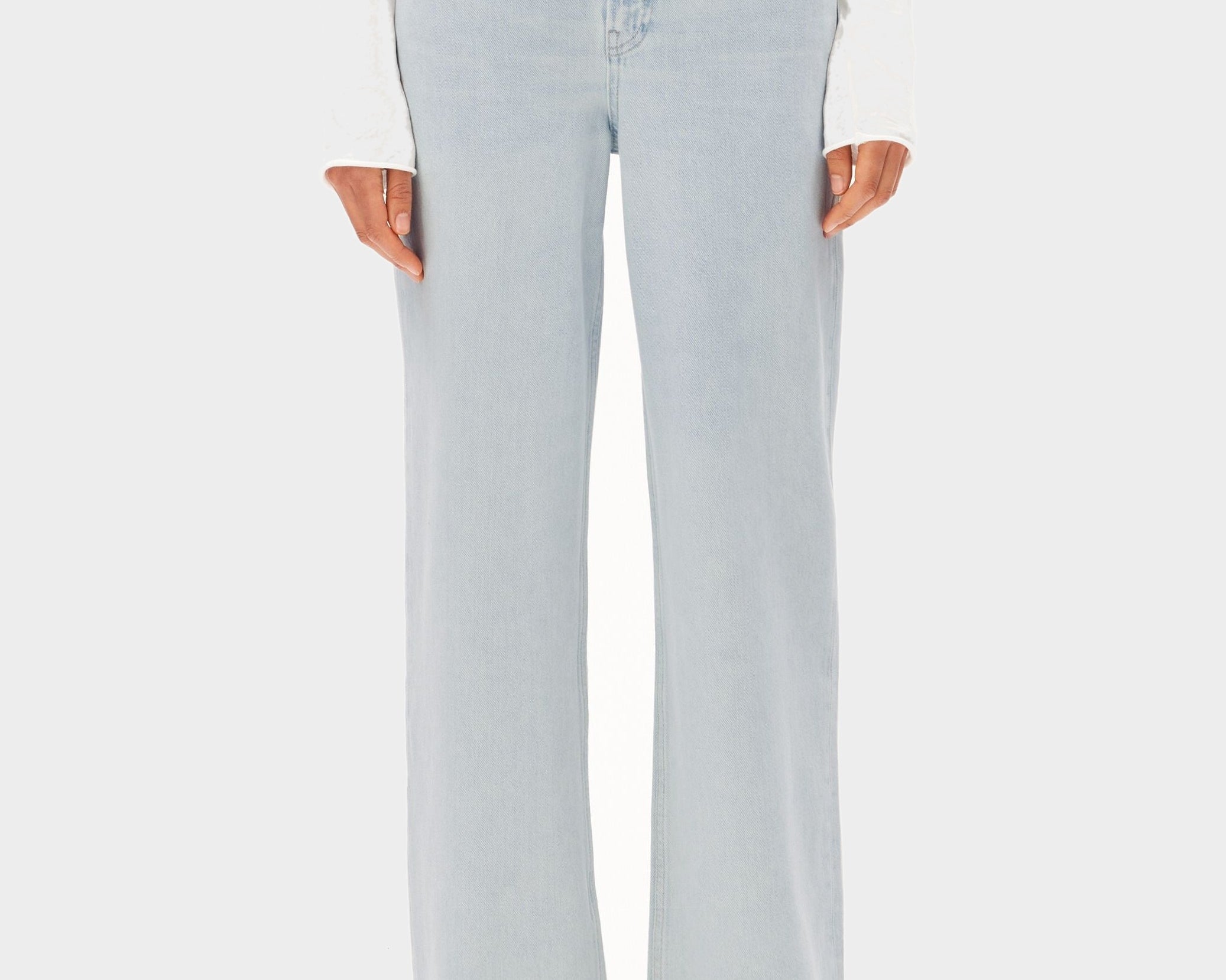 ENIJAA HIGH WAIST WIDE JEANS