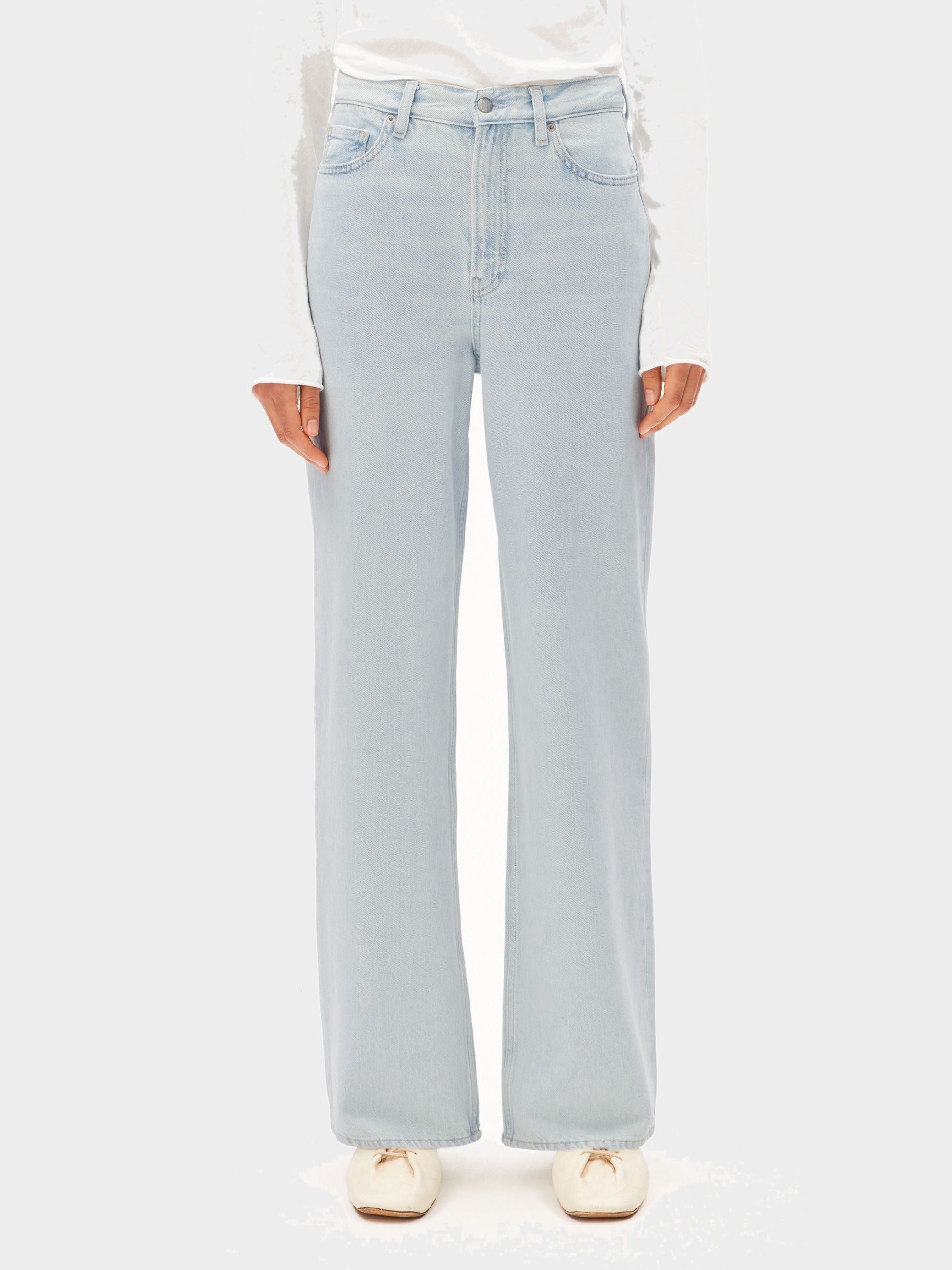 ENIJAA HIGH WAIST WIDE JEANS